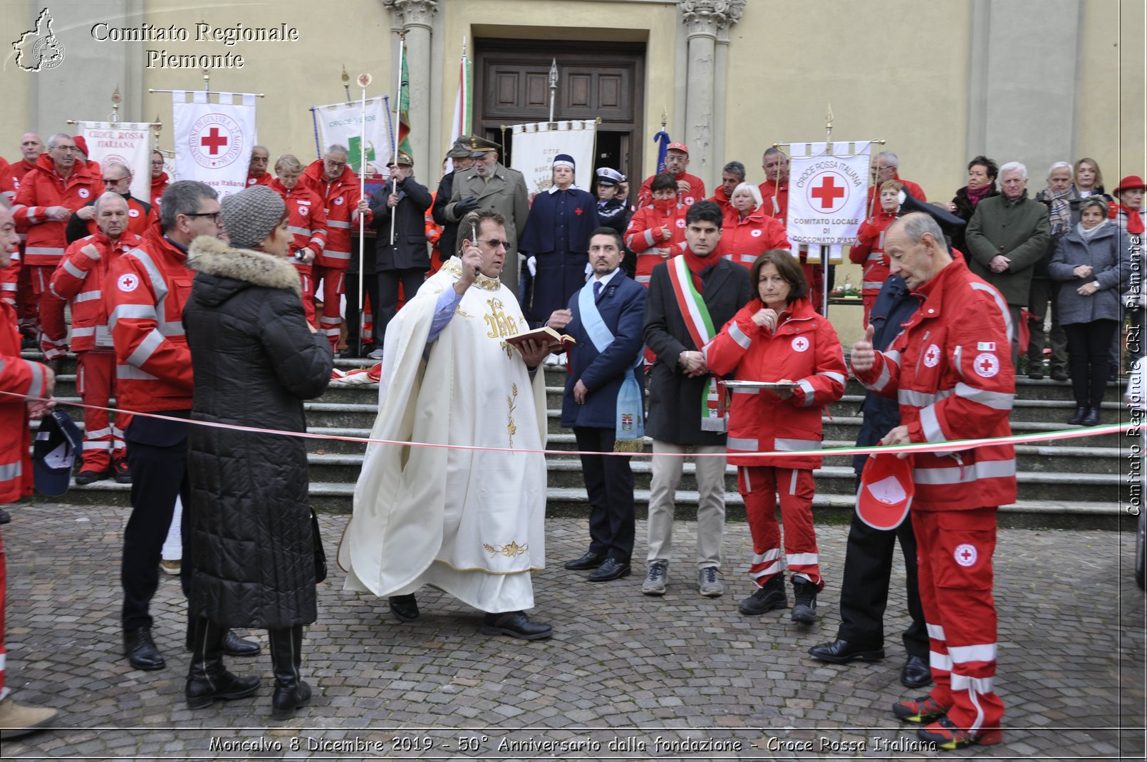 Moncalvo 8 Dicembre 2019 - 50 Anniversario dalla fondazione - Croce Rossa Italiana