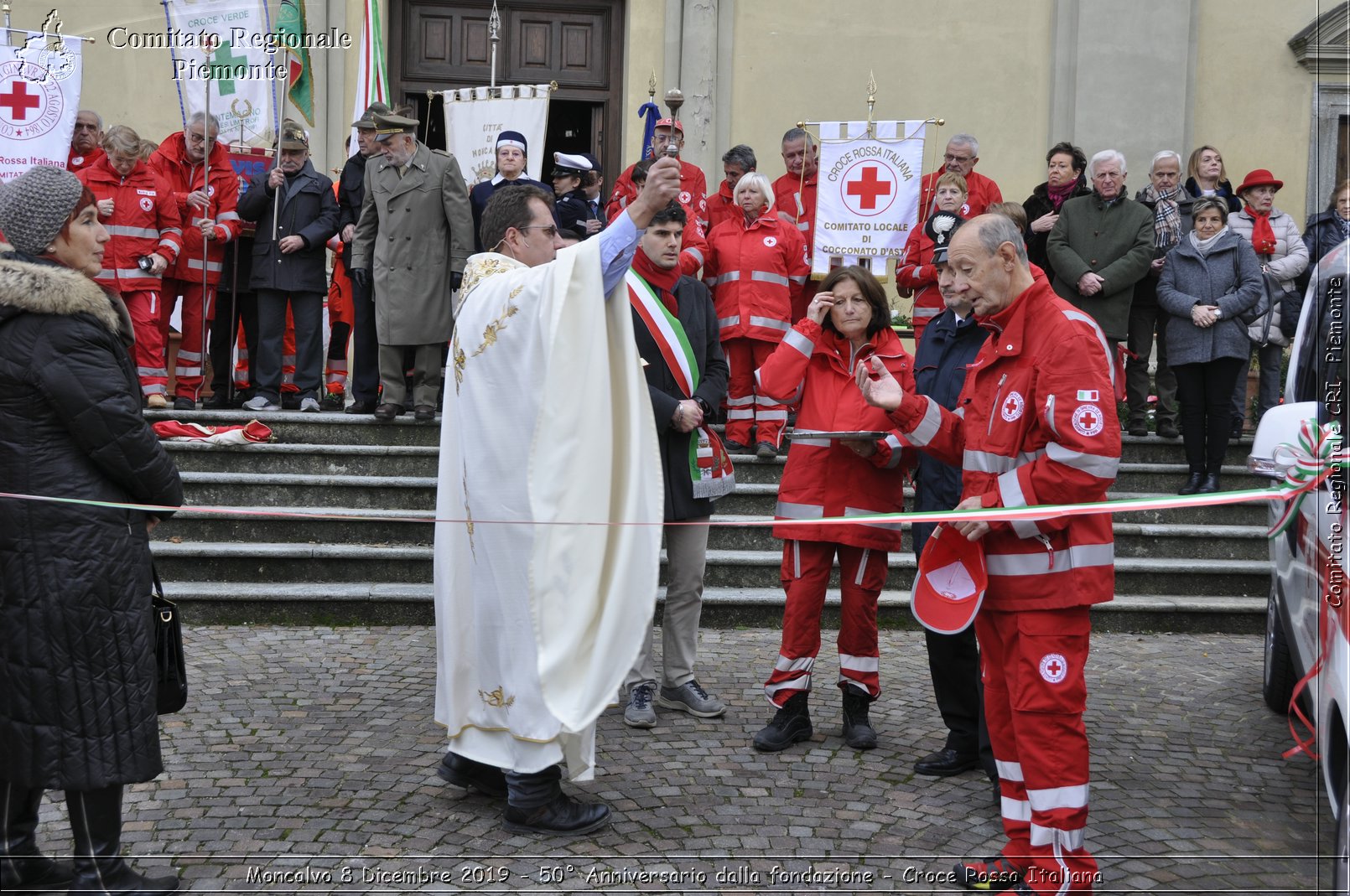 Moncalvo 8 Dicembre 2019 - 50 Anniversario dalla fondazione - Croce Rossa Italiana