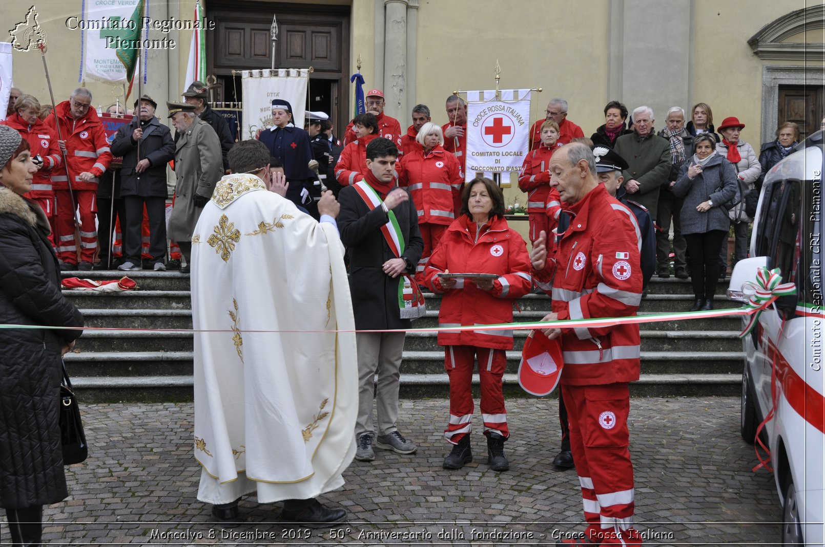 Moncalvo 8 Dicembre 2019 - 50 Anniversario dalla fondazione - Croce Rossa Italiana