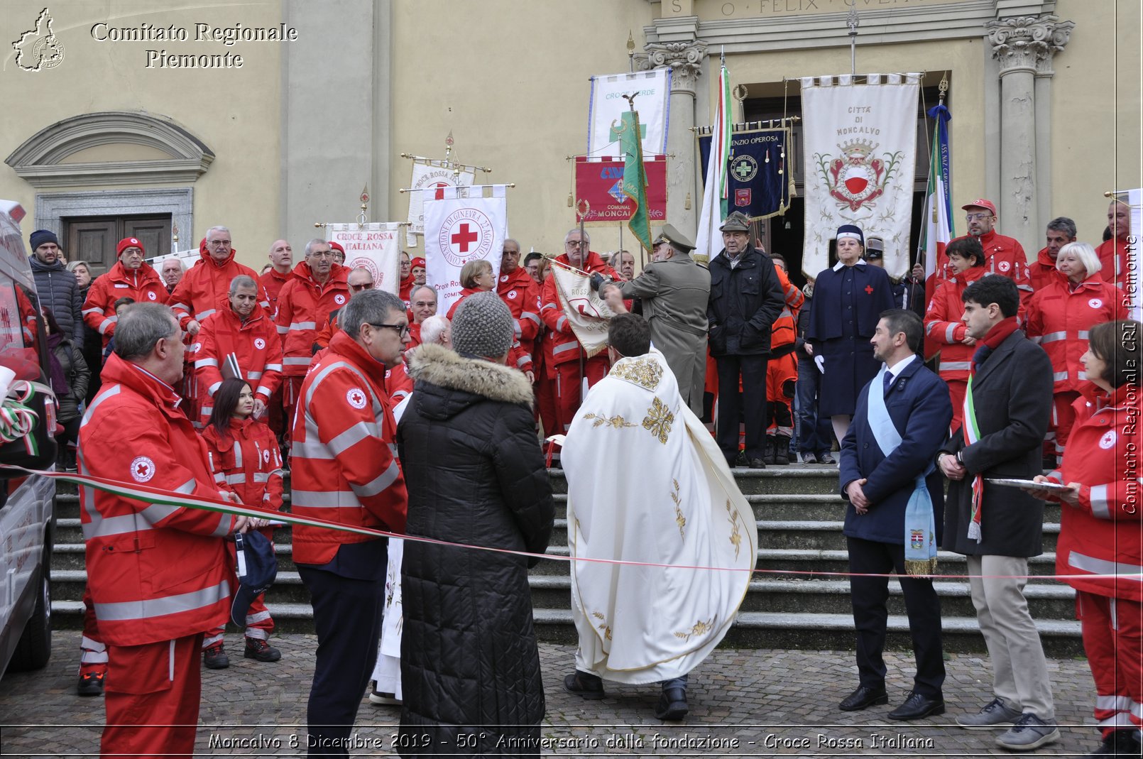 Moncalvo 8 Dicembre 2019 - 50 Anniversario dalla fondazione - Croce Rossa Italiana