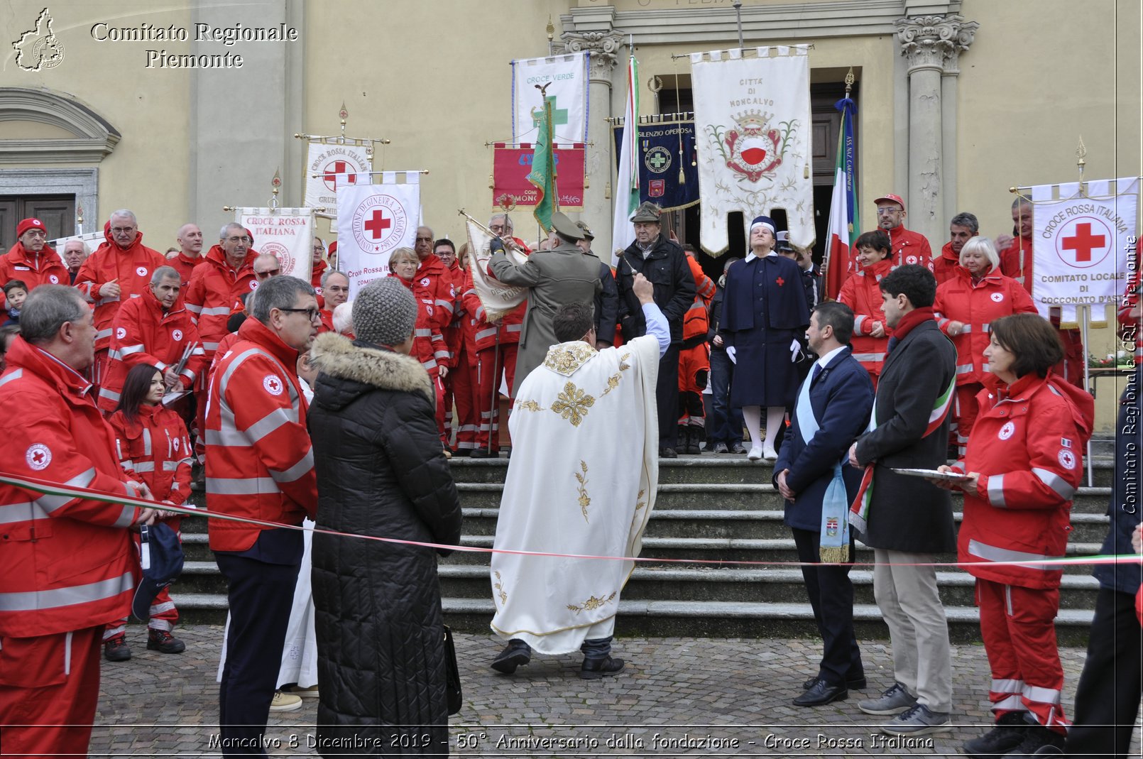 Moncalvo 8 Dicembre 2019 - 50 Anniversario dalla fondazione - Croce Rossa Italiana