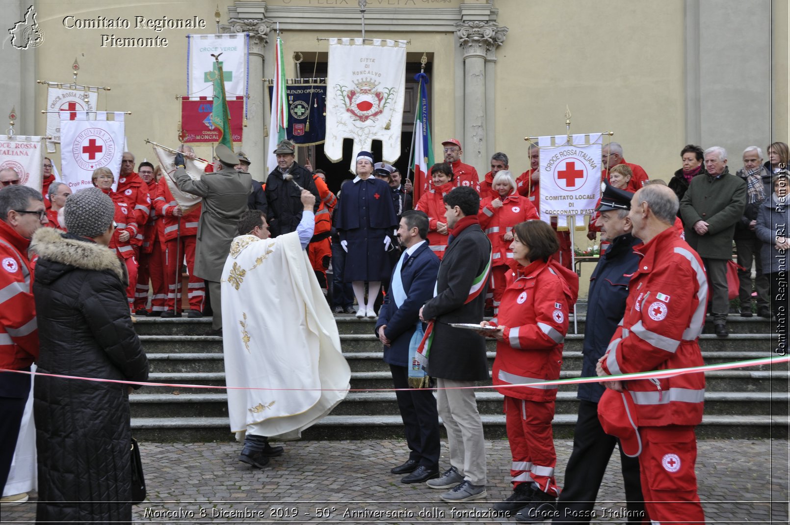 Moncalvo 8 Dicembre 2019 - 50 Anniversario dalla fondazione - Croce Rossa Italiana