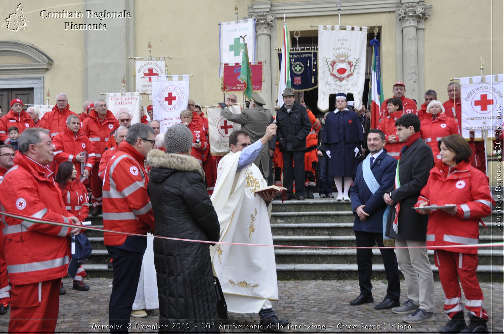 Moncalvo 8 Dicembre 2019 - 50 Anniversario dalla fondazione - Croce Rossa Italiana