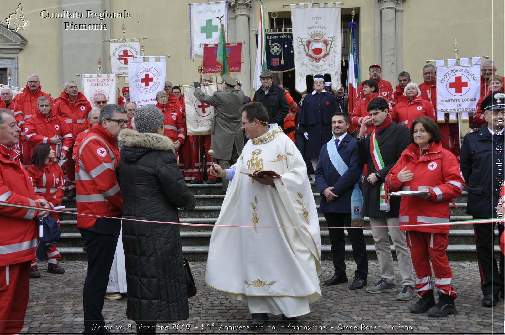 Moncalvo 8 Dicembre 2019 - 50 Anniversario dalla fondazione - Croce Rossa Italiana