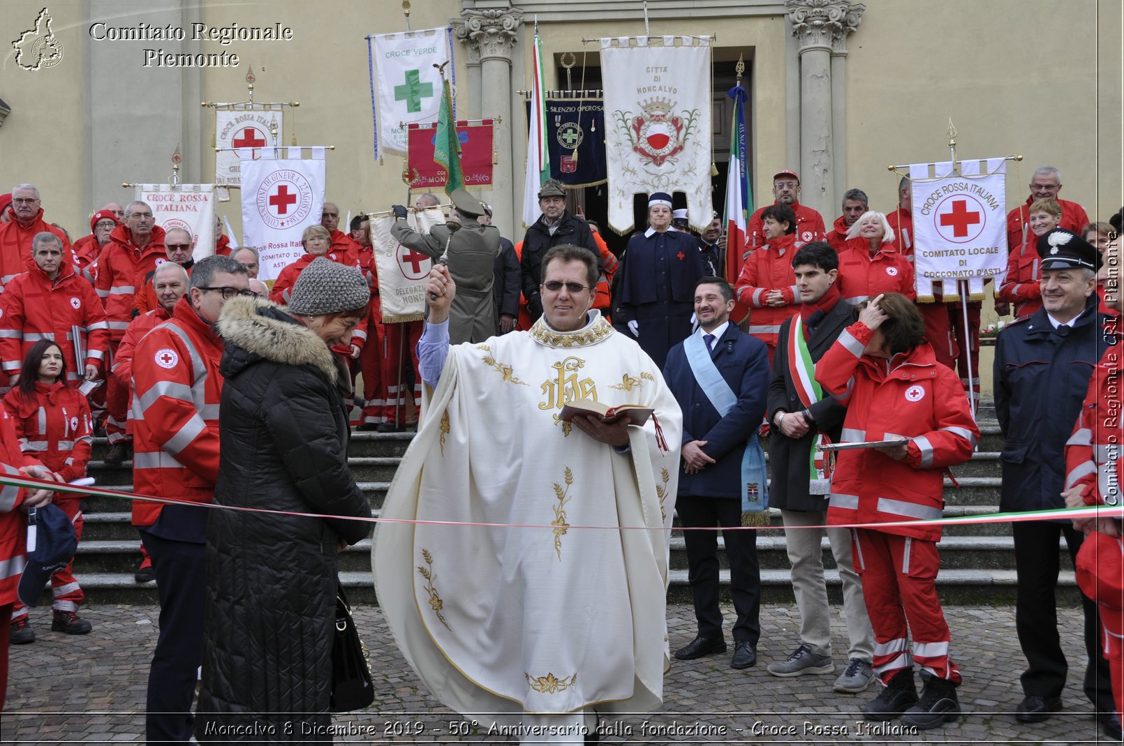 Moncalvo 8 Dicembre 2019 - 50 Anniversario dalla fondazione - Croce Rossa Italiana