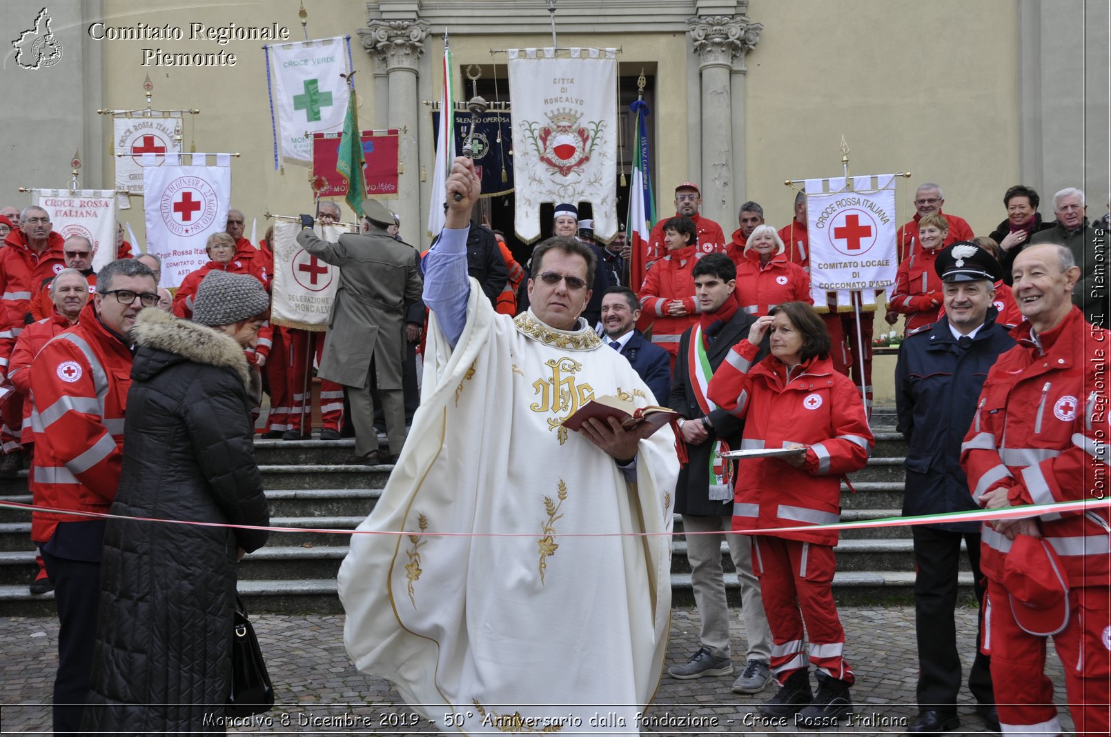 Moncalvo 8 Dicembre 2019 - 50 Anniversario dalla fondazione - Croce Rossa Italiana