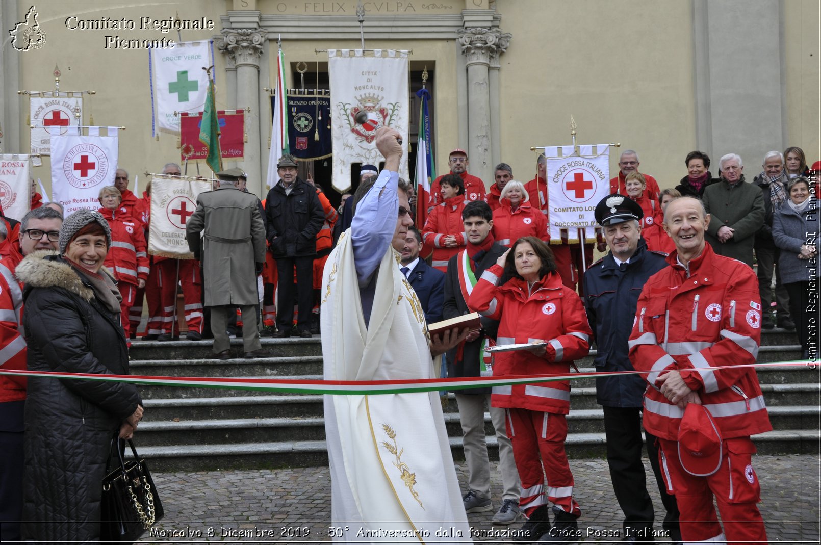 Moncalvo 8 Dicembre 2019 - 50 Anniversario dalla fondazione - Croce Rossa Italiana