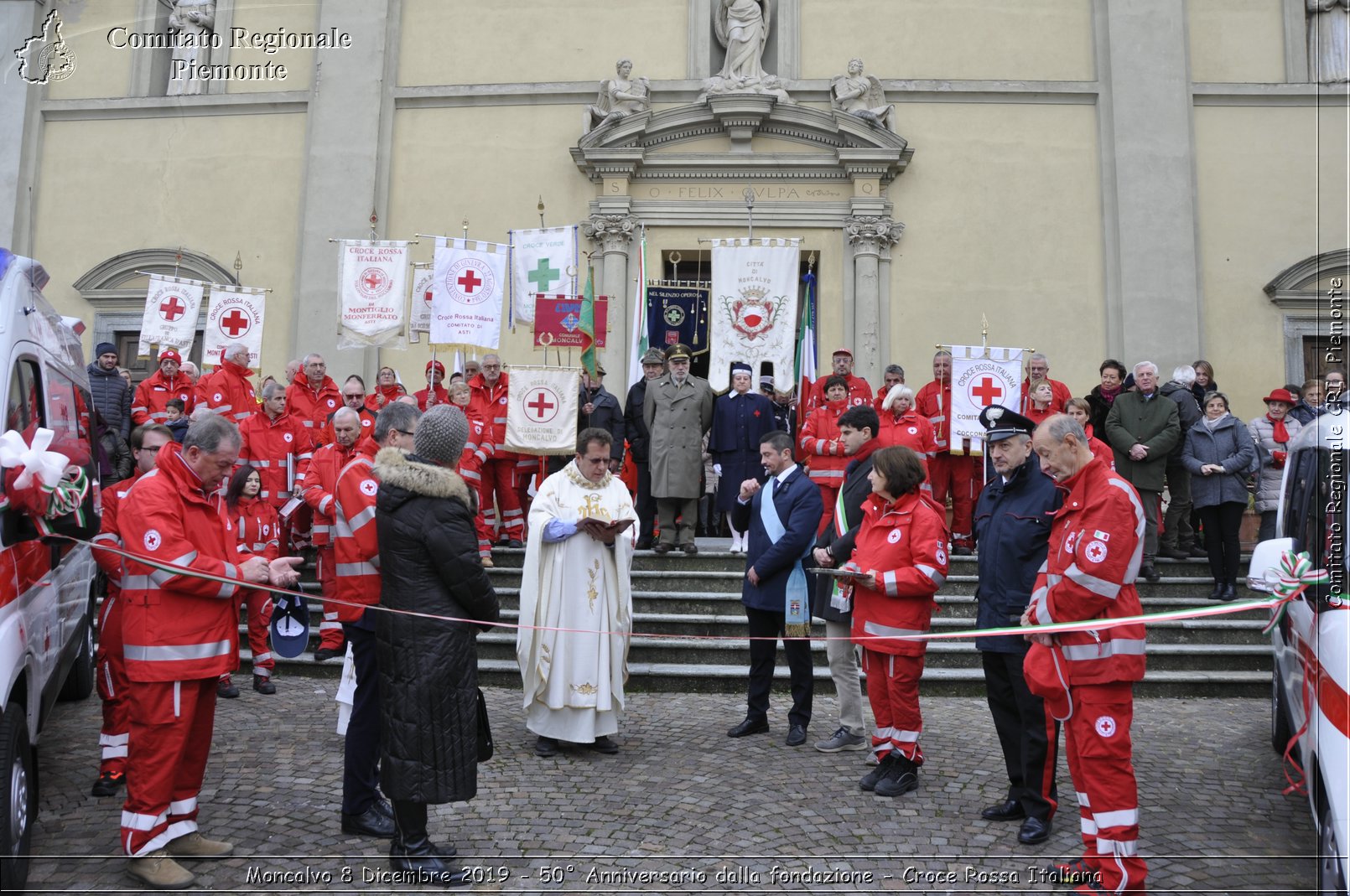 Moncalvo 8 Dicembre 2019 - 50 Anniversario dalla fondazione - Croce Rossa Italiana