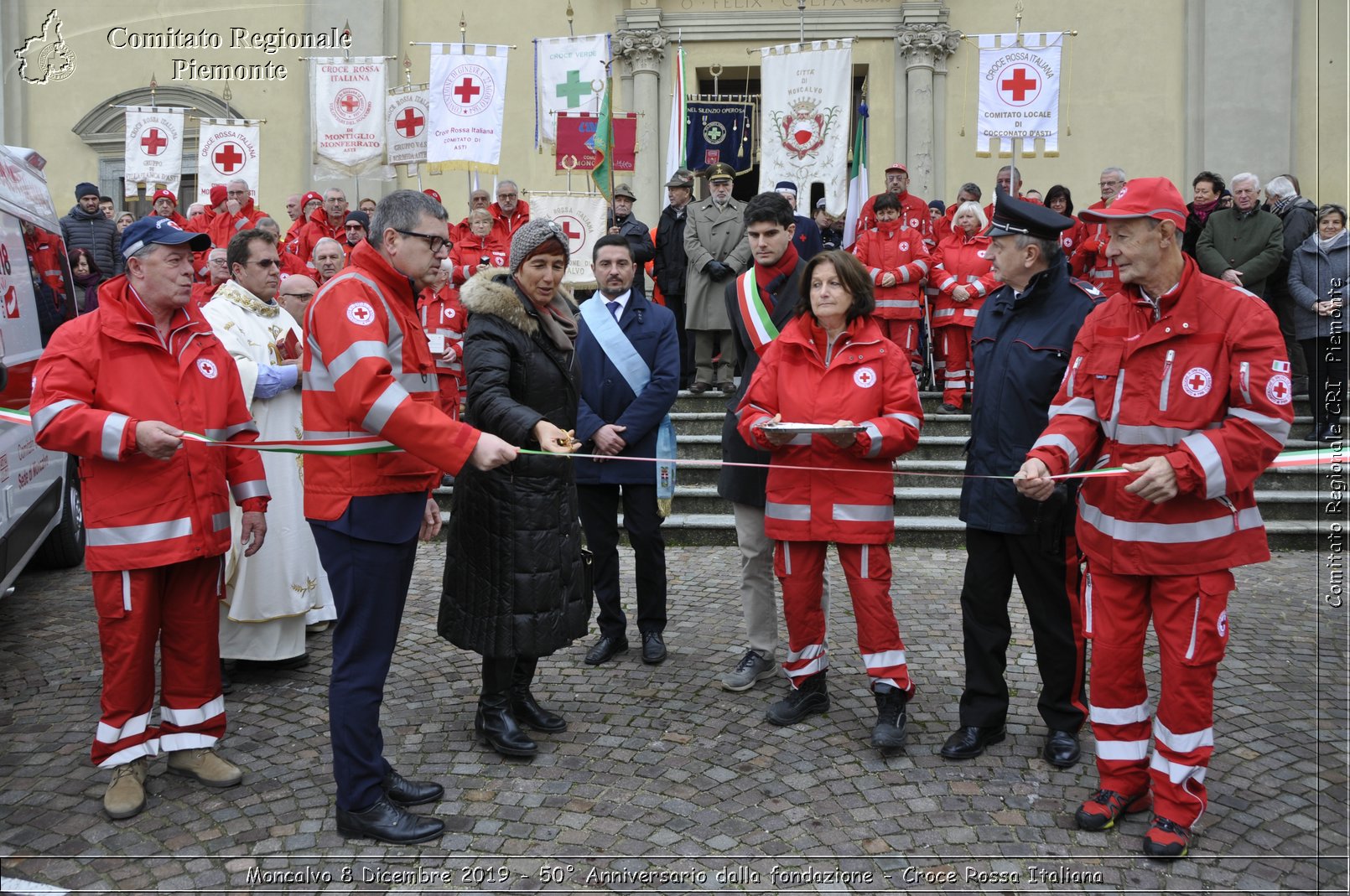 Moncalvo 8 Dicembre 2019 - 50 Anniversario dalla fondazione - Croce Rossa Italiana