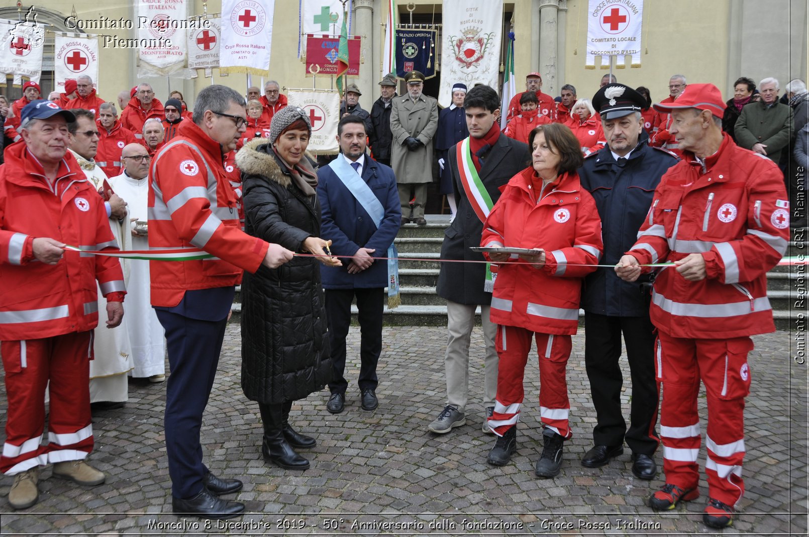 Moncalvo 8 Dicembre 2019 - 50 Anniversario dalla fondazione - Croce Rossa Italiana