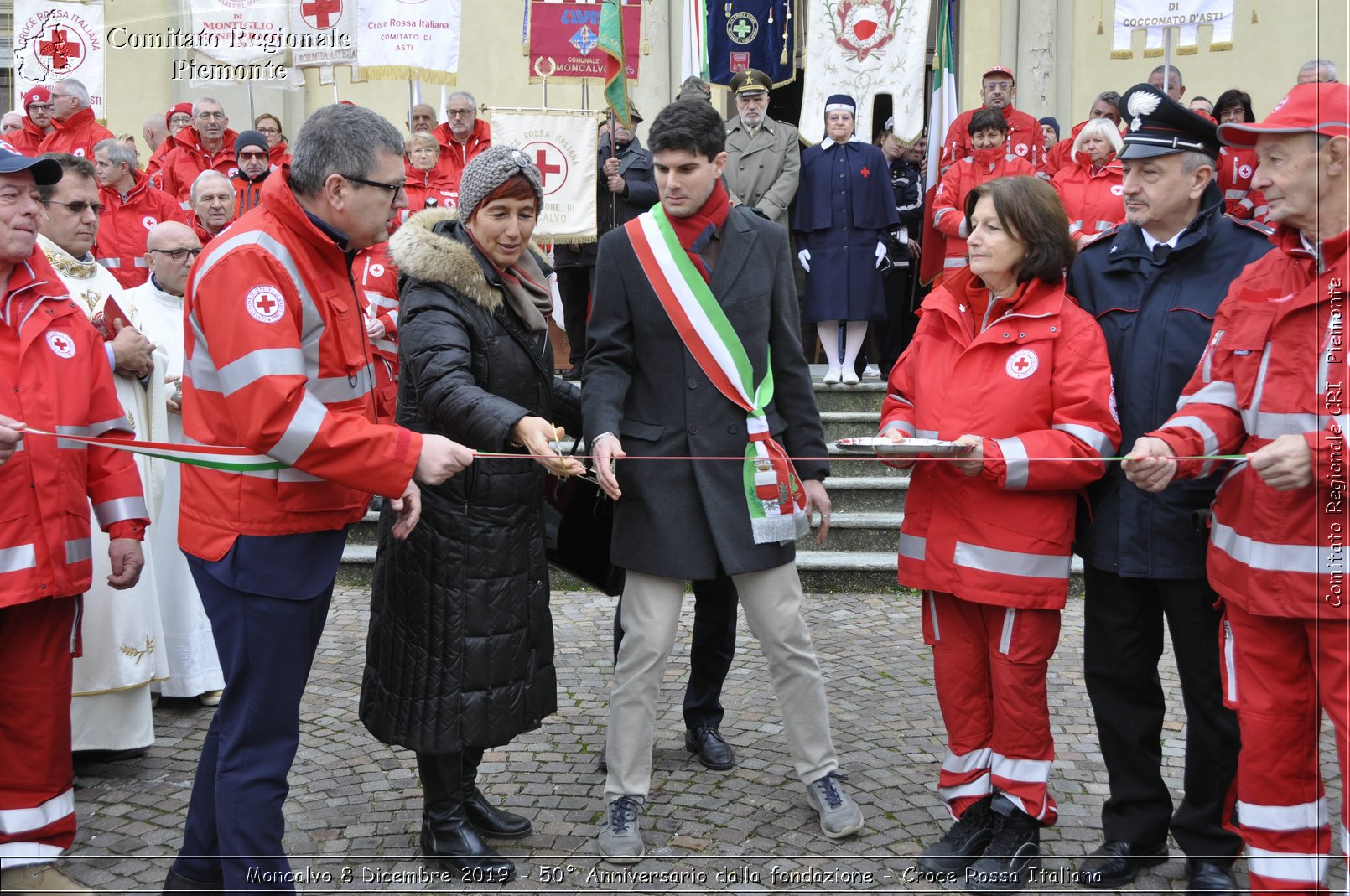 Moncalvo 8 Dicembre 2019 - 50 Anniversario dalla fondazione - Croce Rossa Italiana