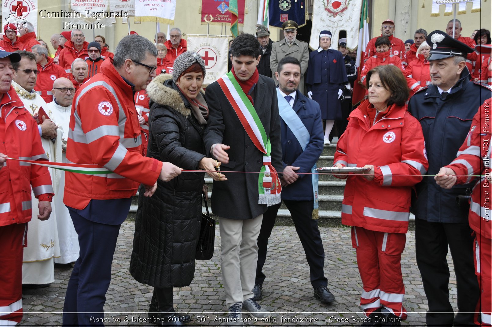 Moncalvo 8 Dicembre 2019 - 50 Anniversario dalla fondazione - Croce Rossa Italiana