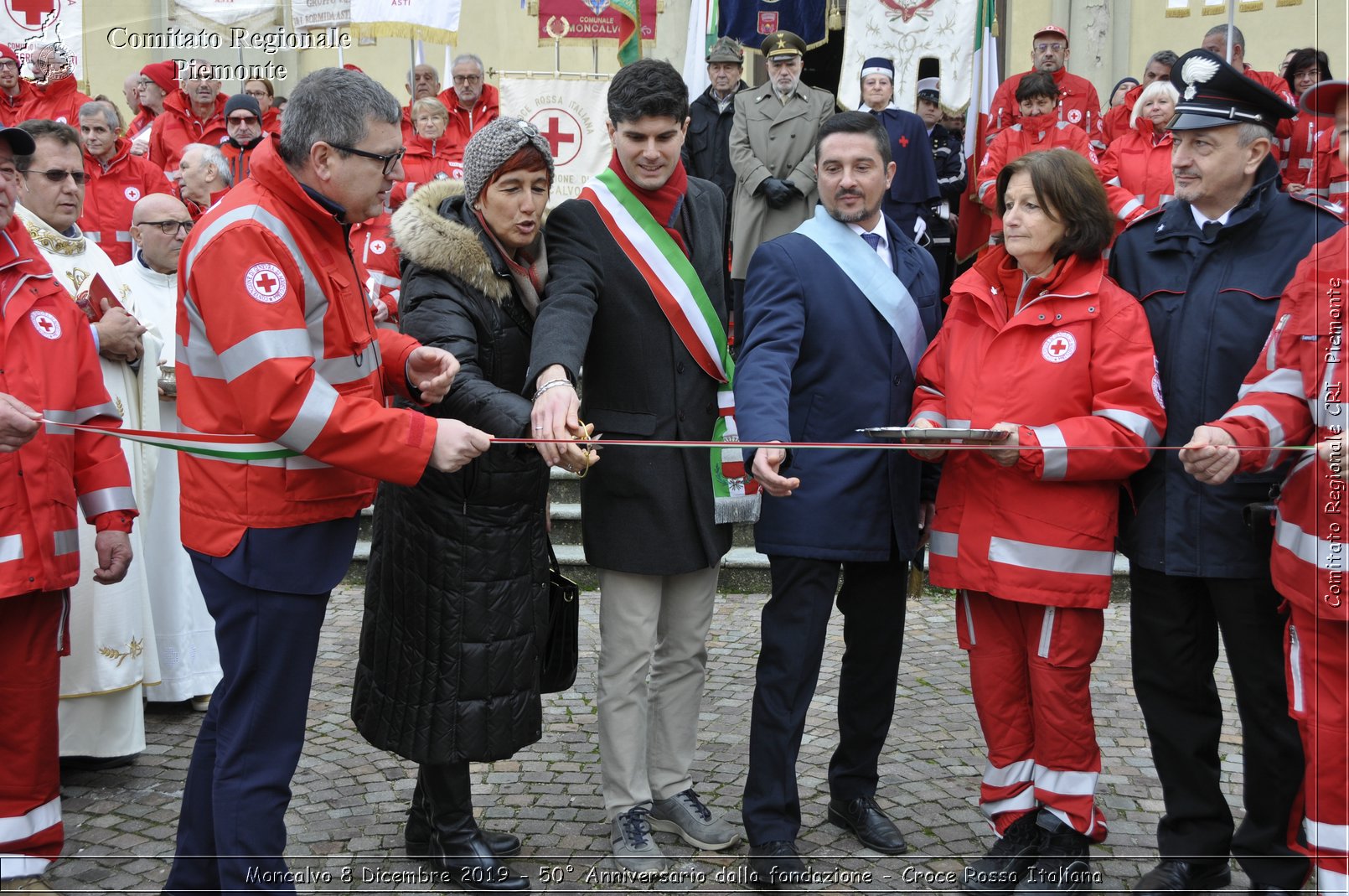 Moncalvo 8 Dicembre 2019 - 50 Anniversario dalla fondazione - Croce Rossa Italiana