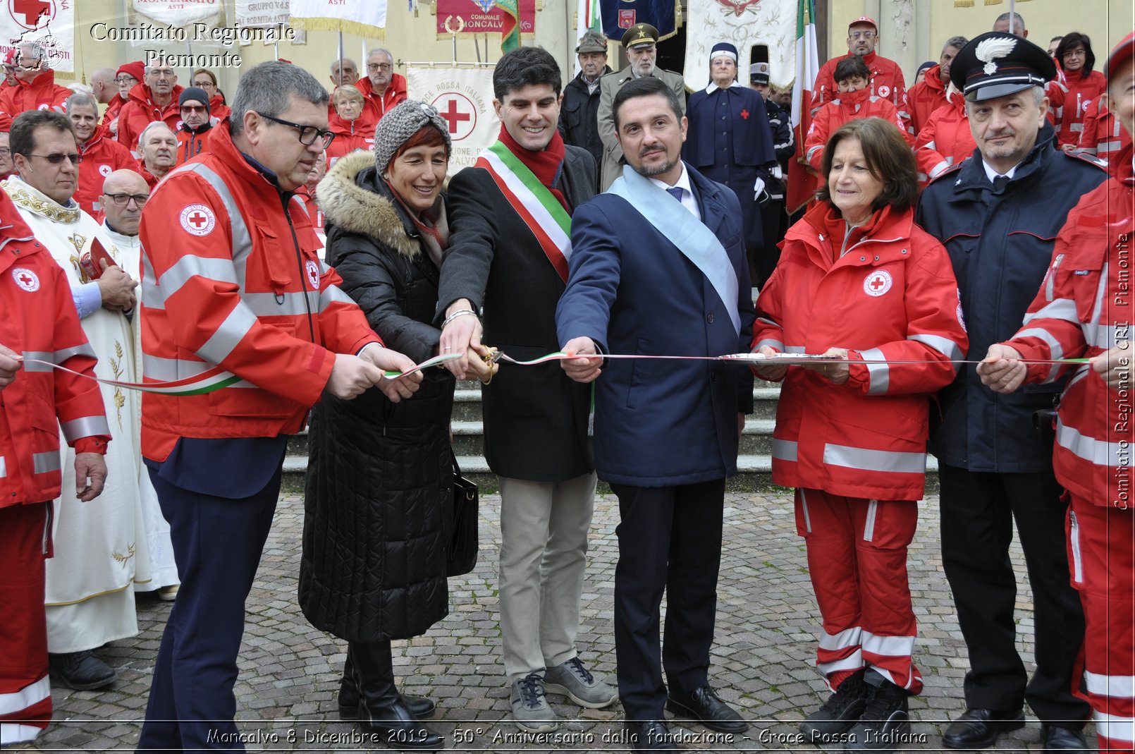 Moncalvo 8 Dicembre 2019 - 50 Anniversario dalla fondazione - Croce Rossa Italiana