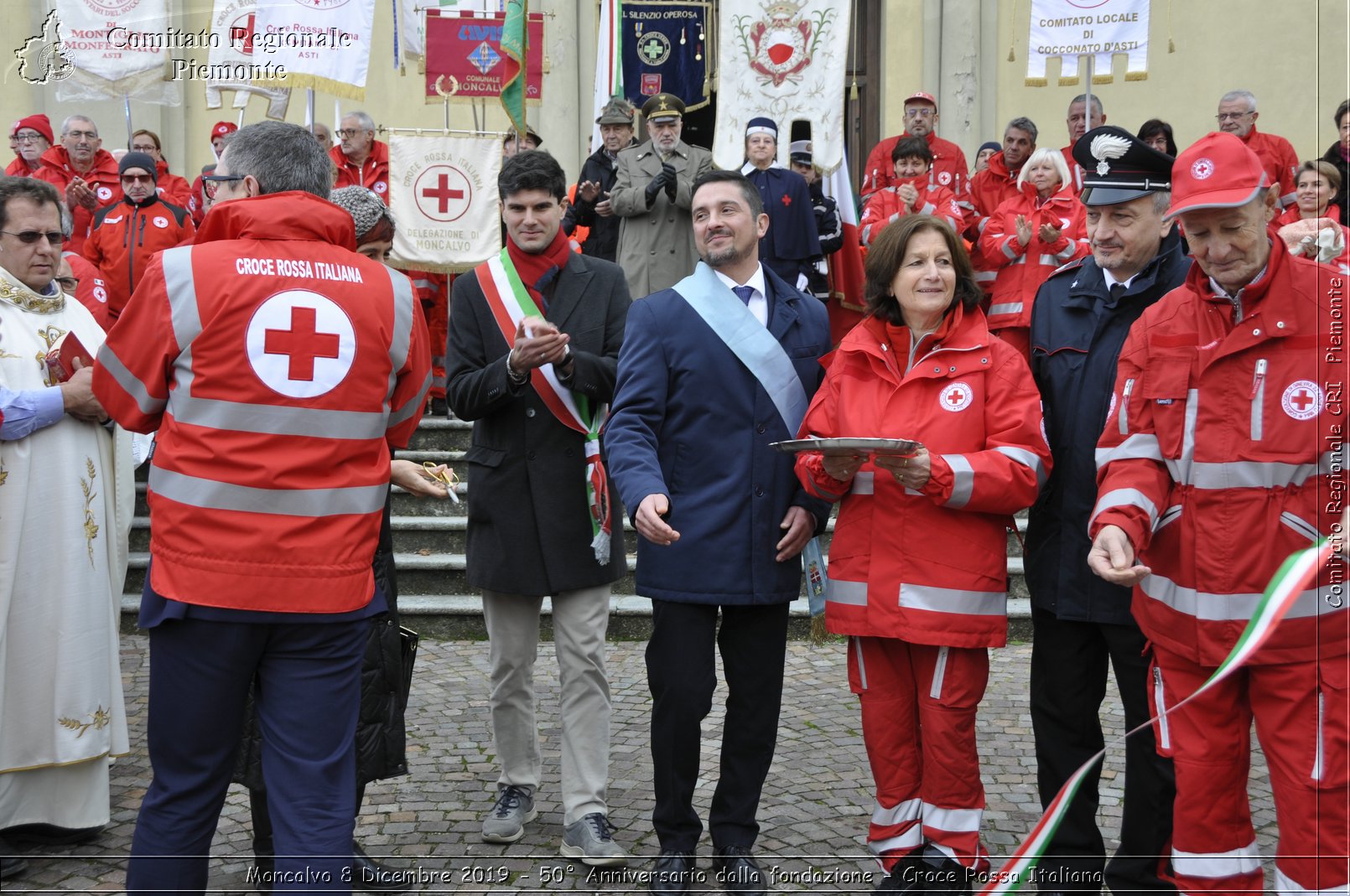 Moncalvo 8 Dicembre 2019 - 50 Anniversario dalla fondazione - Croce Rossa Italiana