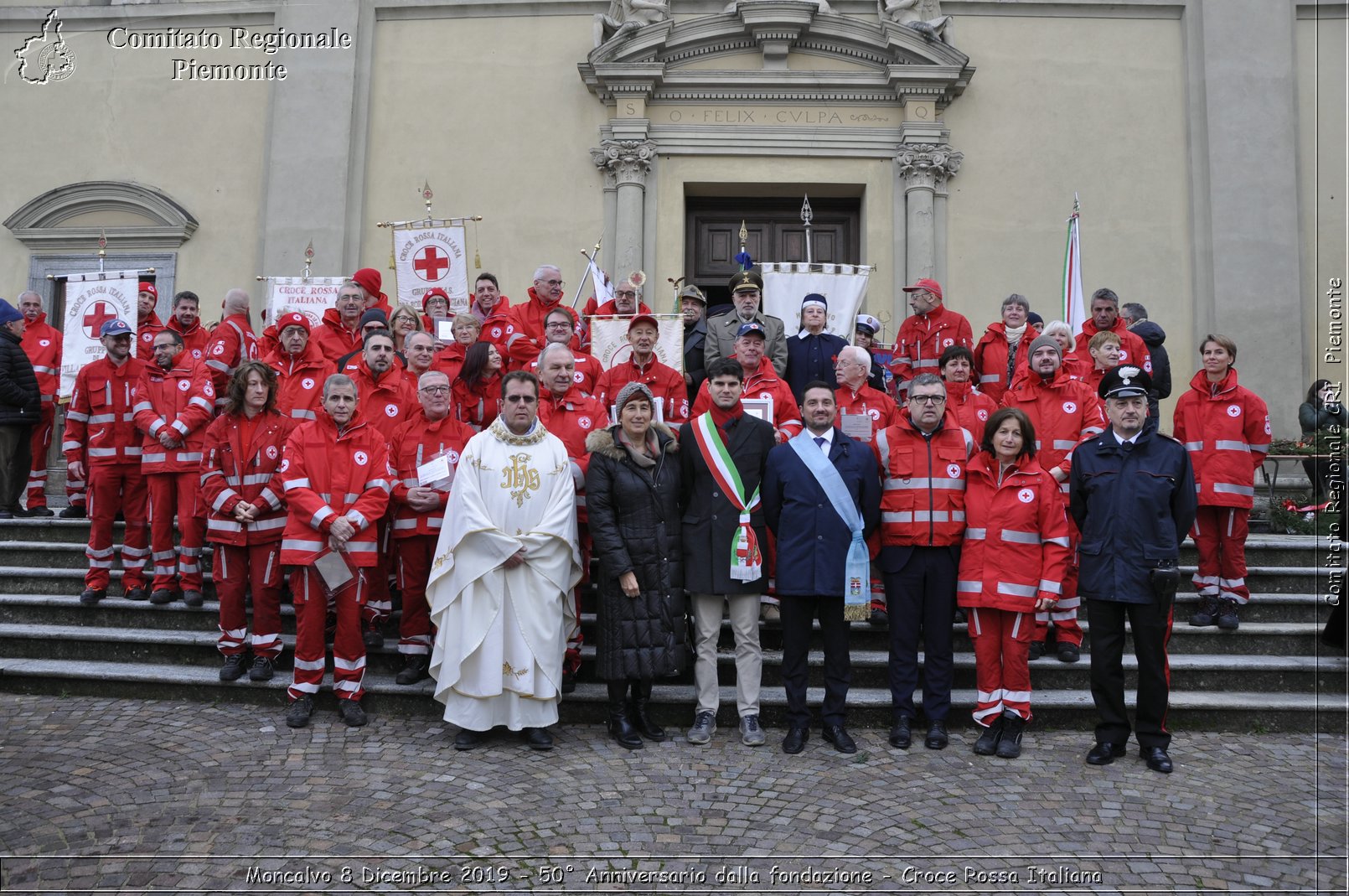 Moncalvo 8 Dicembre 2019 - 50 Anniversario dalla fondazione - Croce Rossa Italiana