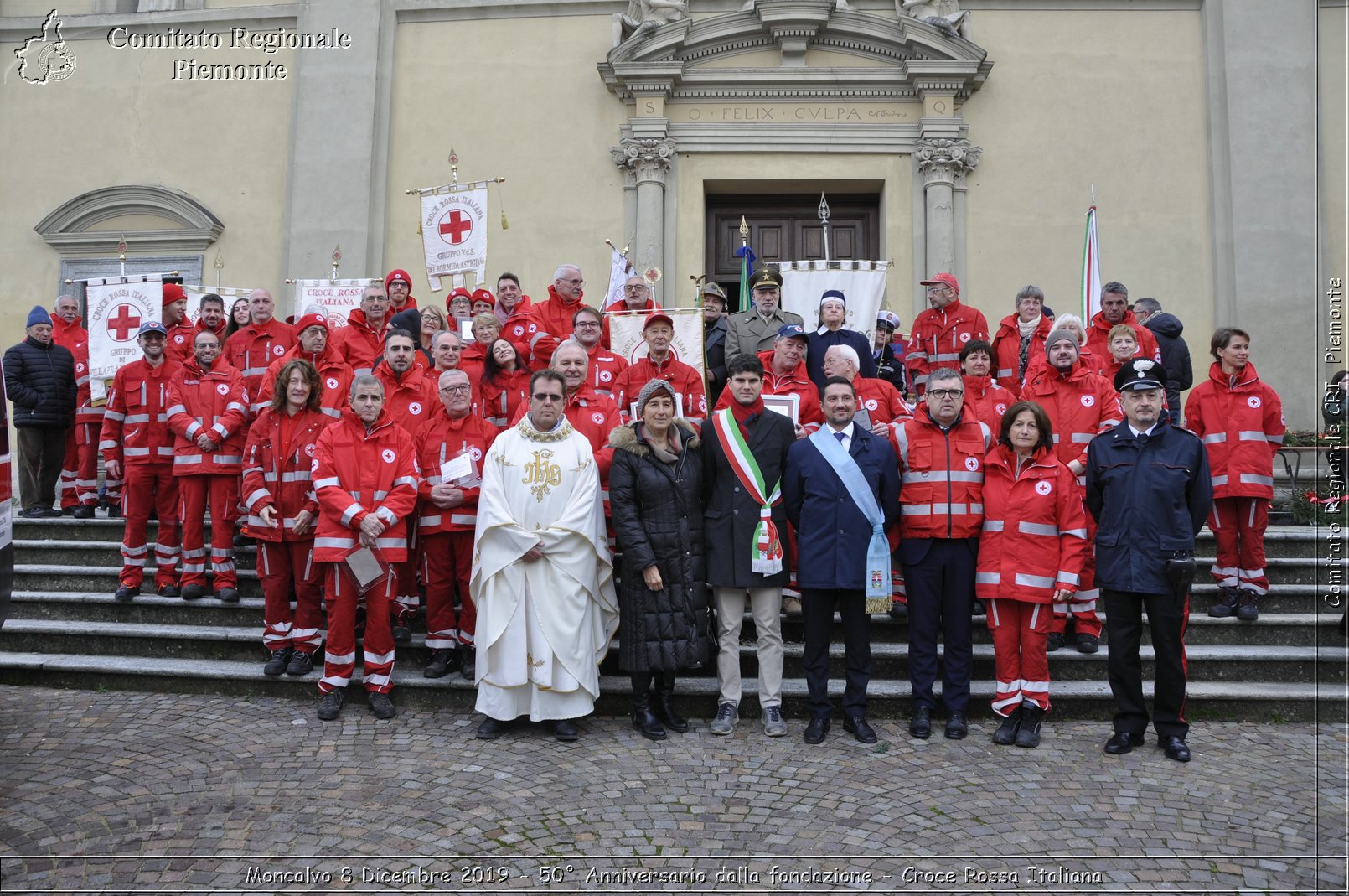 Moncalvo 8 Dicembre 2019 - 50 Anniversario dalla fondazione - Croce Rossa Italiana