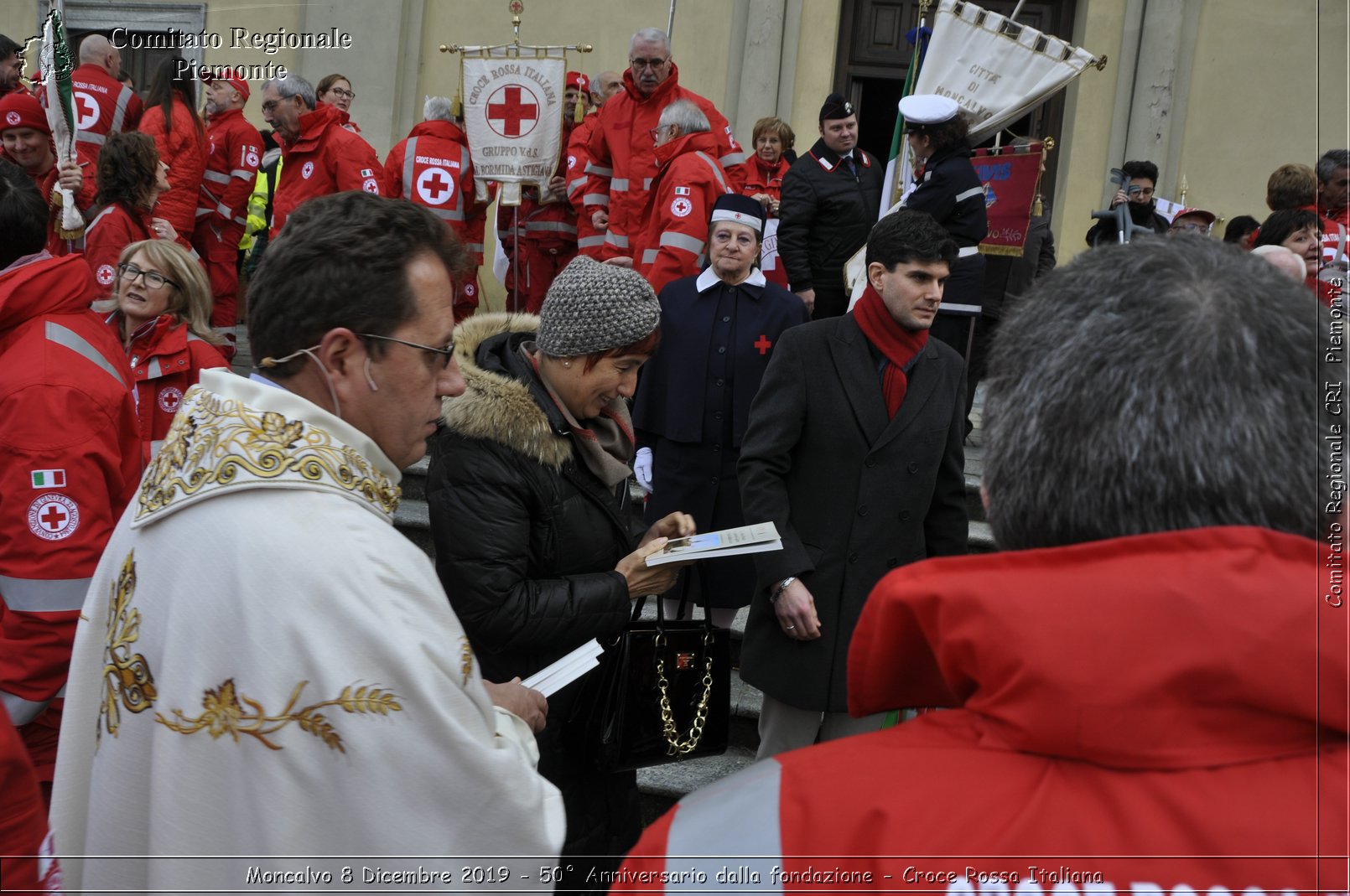 Moncalvo 8 Dicembre 2019 - 50 Anniversario dalla fondazione - Croce Rossa Italiana