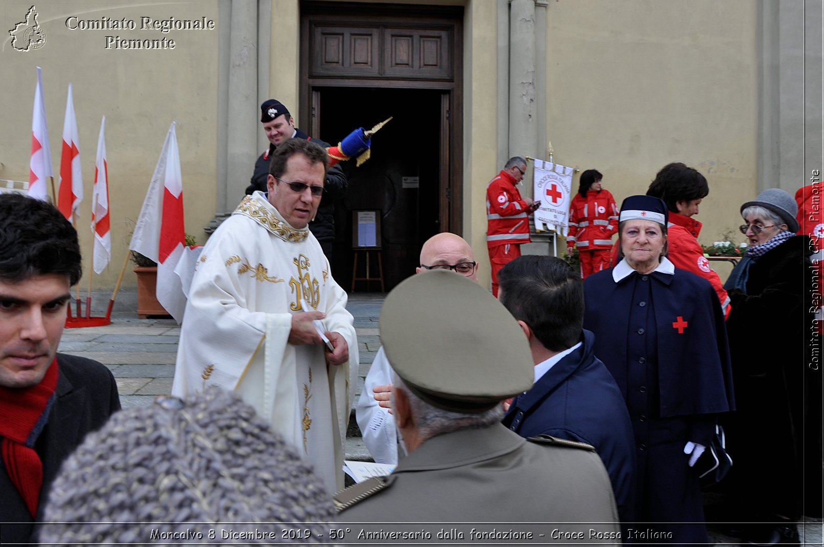 Moncalvo 8 Dicembre 2019 - 50 Anniversario dalla fondazione - Croce Rossa Italiana