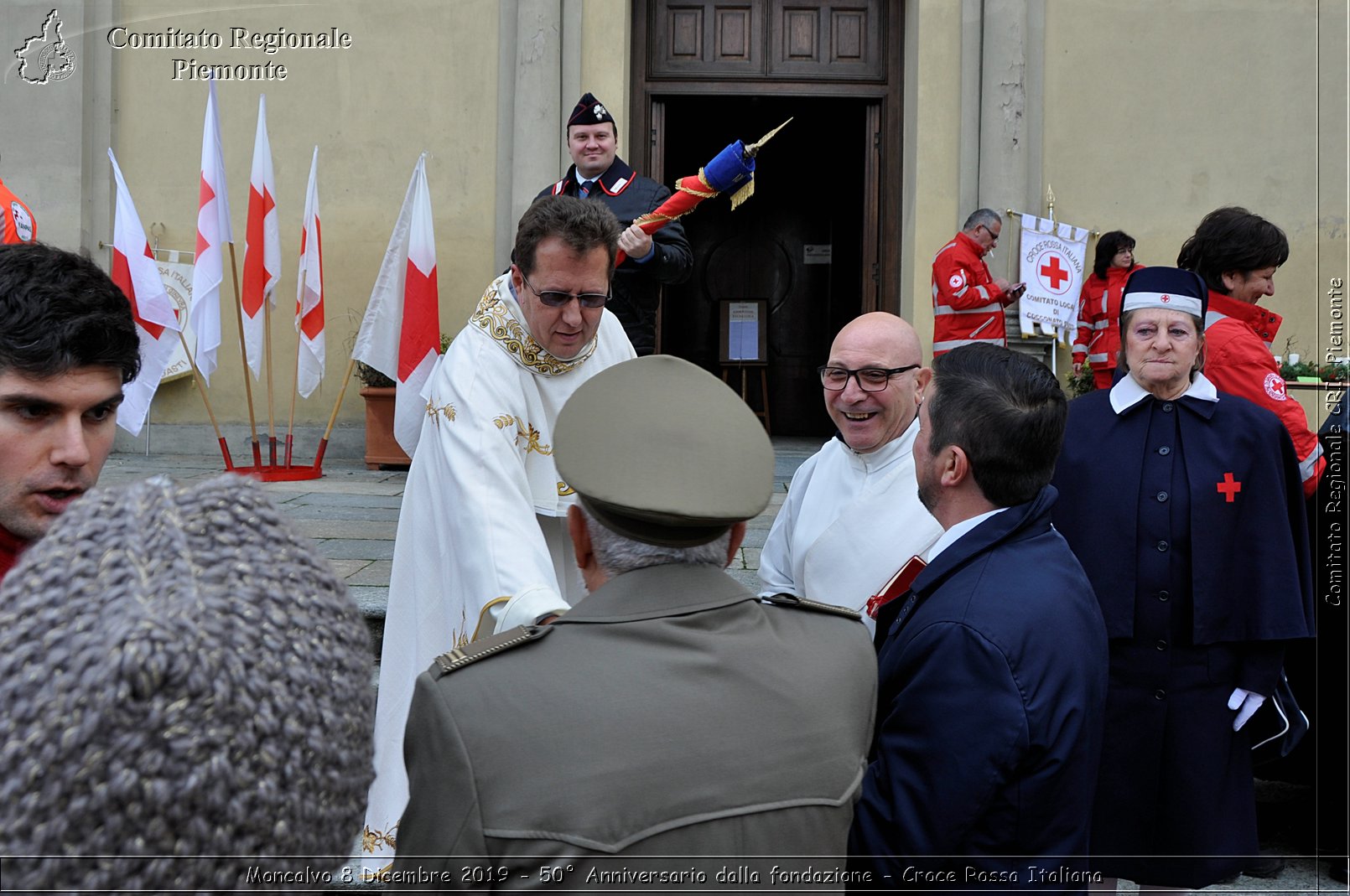 Moncalvo 8 Dicembre 2019 - 50 Anniversario dalla fondazione - Croce Rossa Italiana