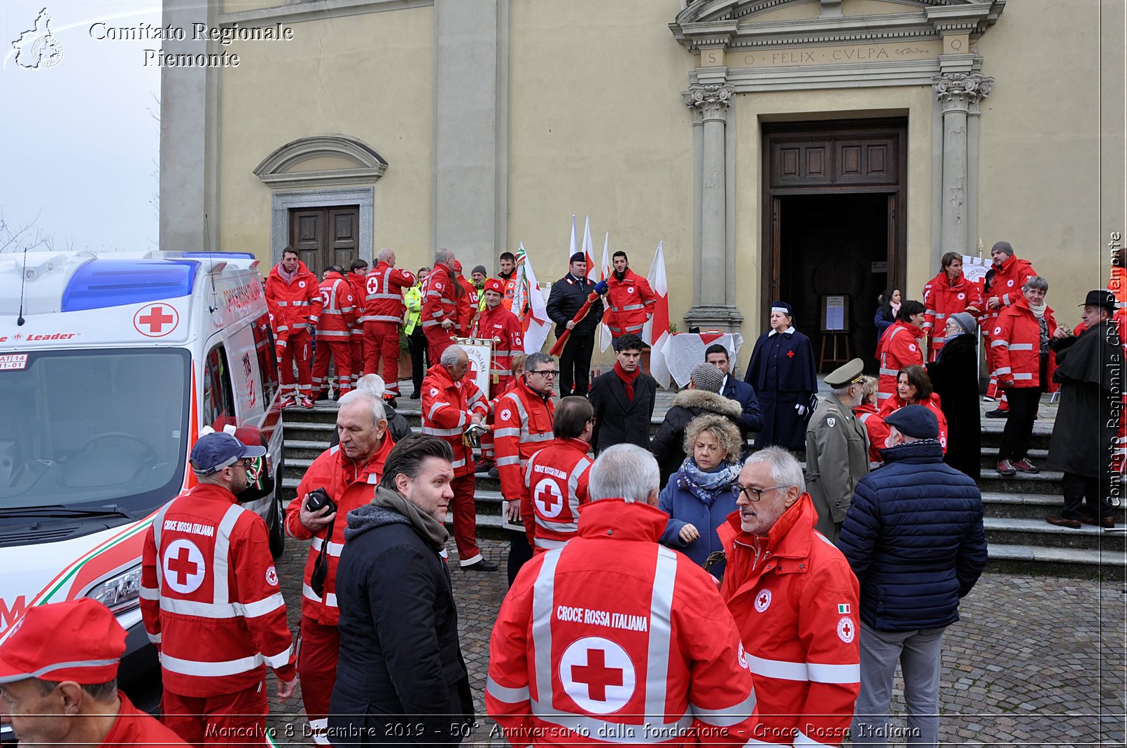 Moncalvo 8 Dicembre 2019 - 50 Anniversario dalla fondazione - Croce Rossa Italiana