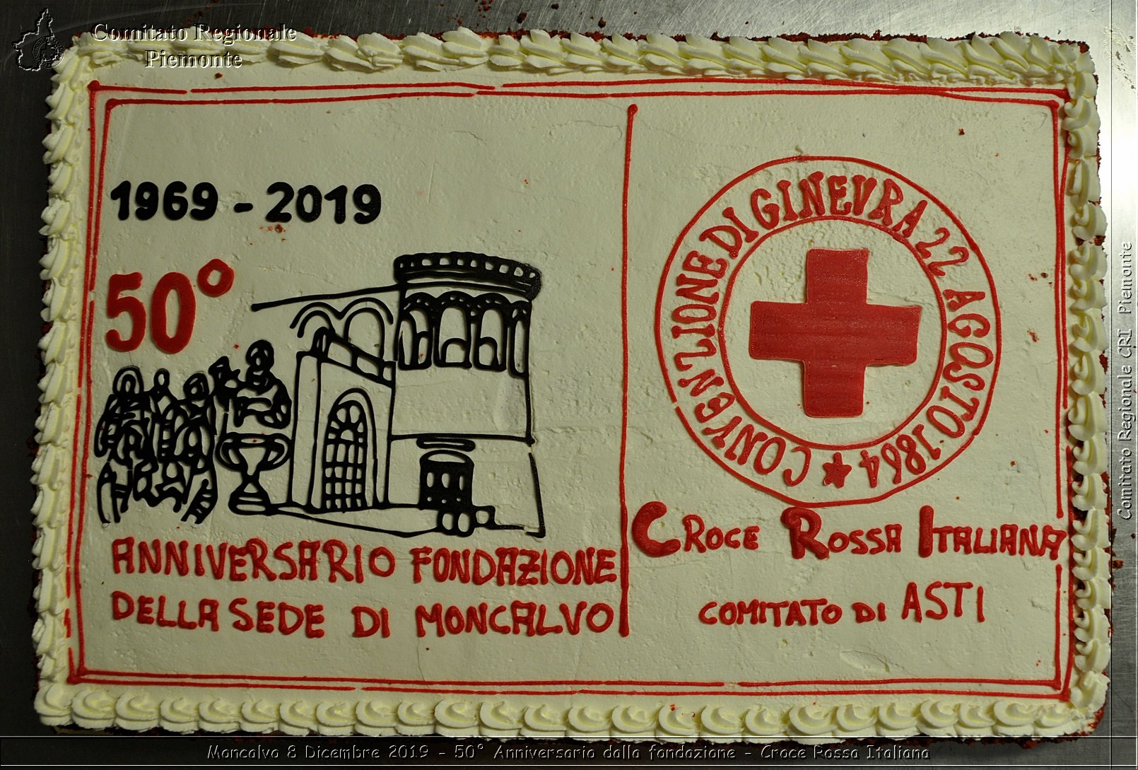 Moncalvo 8 Dicembre 2019 - 50 Anniversario dalla fondazione - Croce Rossa Italiana