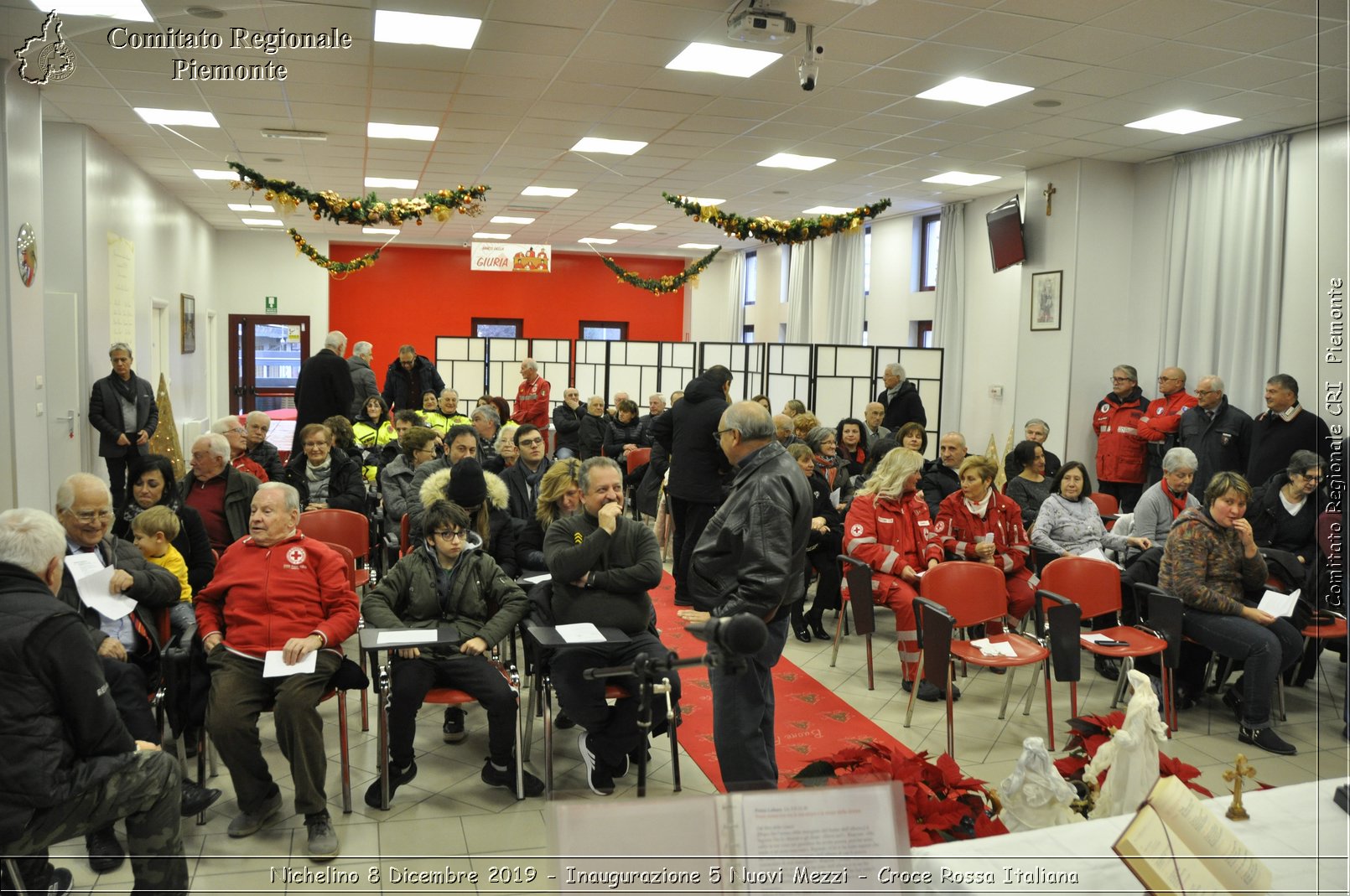 Nichelino 8 Dicembre 2019 - Inaugurazione 5 Nuovi Mezzi - Croce Rossa Italiana