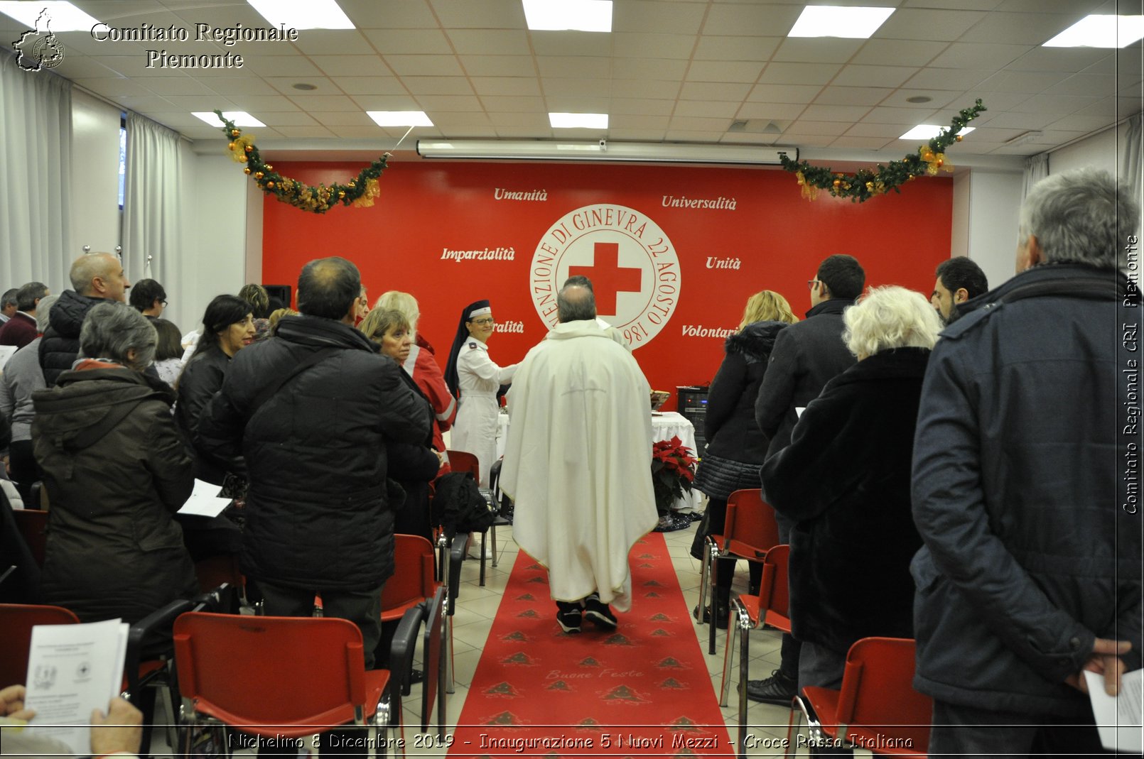 Nichelino 8 Dicembre 2019 - Inaugurazione 5 Nuovi Mezzi - Croce Rossa Italiana