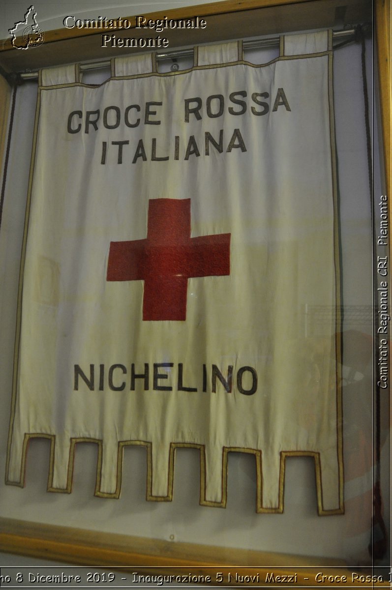 Nichelino 8 Dicembre 2019 - Inaugurazione 5 Nuovi Mezzi - Croce Rossa Italiana