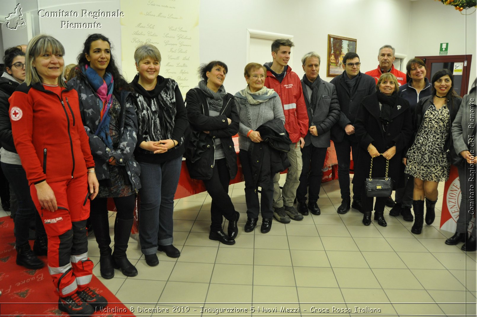 Nichelino 8 Dicembre 2019 - Inaugurazione 5 Nuovi Mezzi - Croce Rossa Italiana