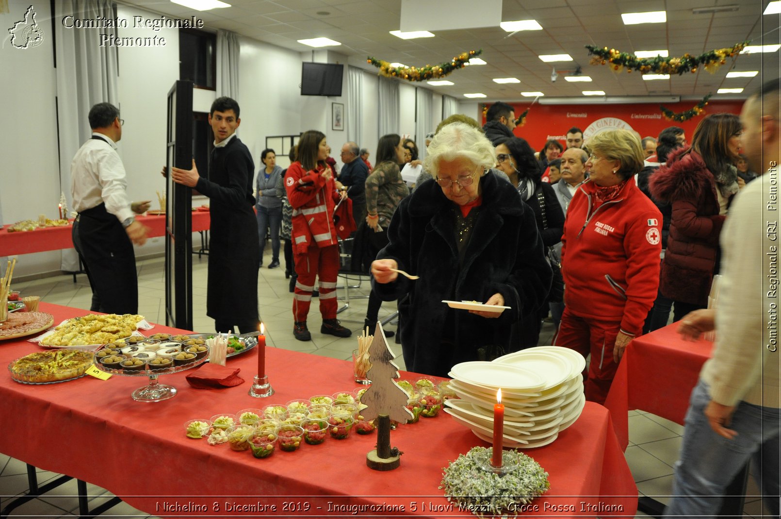 Nichelino 8 Dicembre 2019 - Inaugurazione 5 Nuovi Mezzi - Croce Rossa Italiana