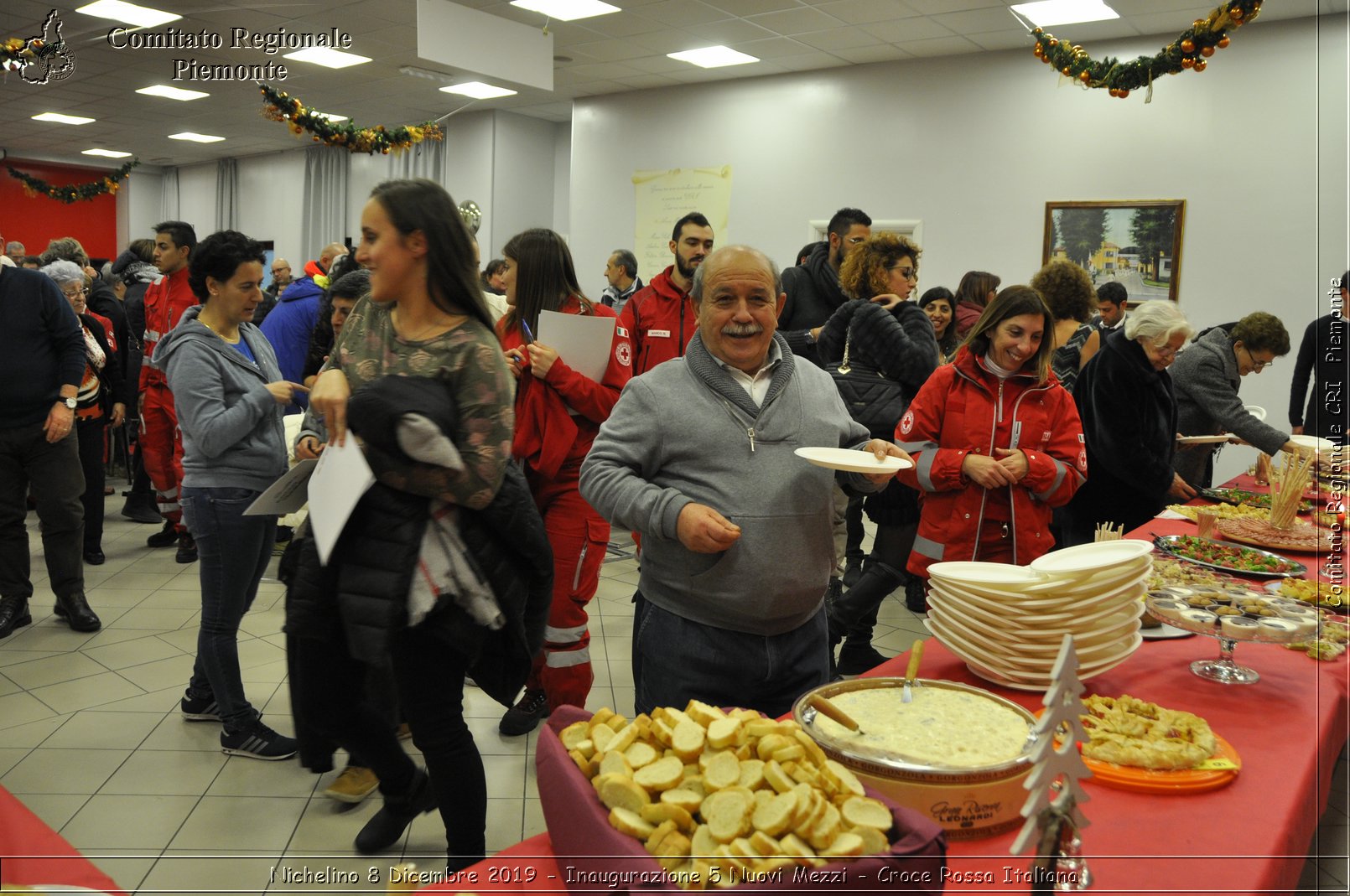 Nichelino 8 Dicembre 2019 - Inaugurazione 5 Nuovi Mezzi - Croce Rossa Italiana