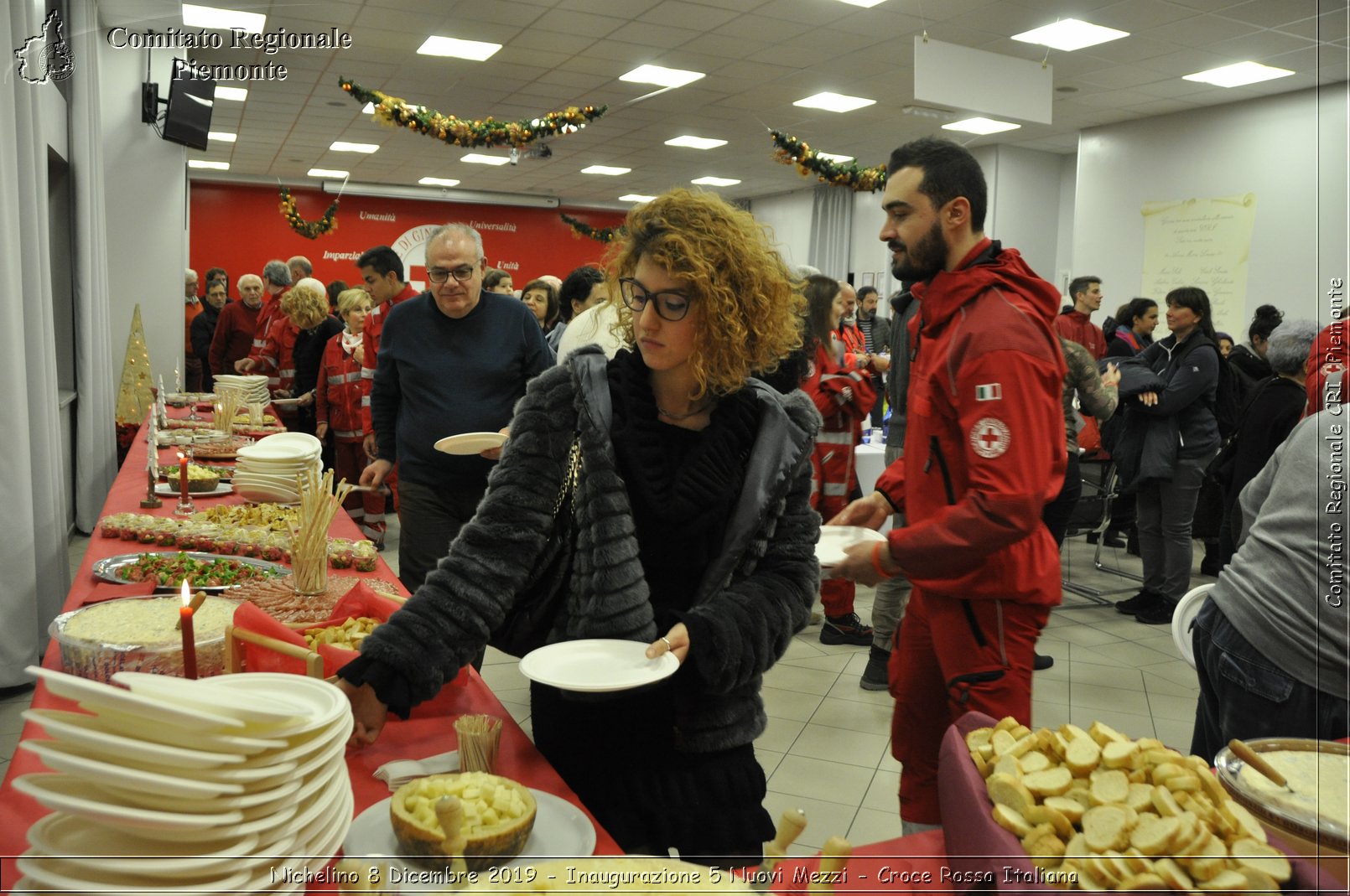 Nichelino 8 Dicembre 2019 - Inaugurazione 5 Nuovi Mezzi - Croce Rossa Italiana