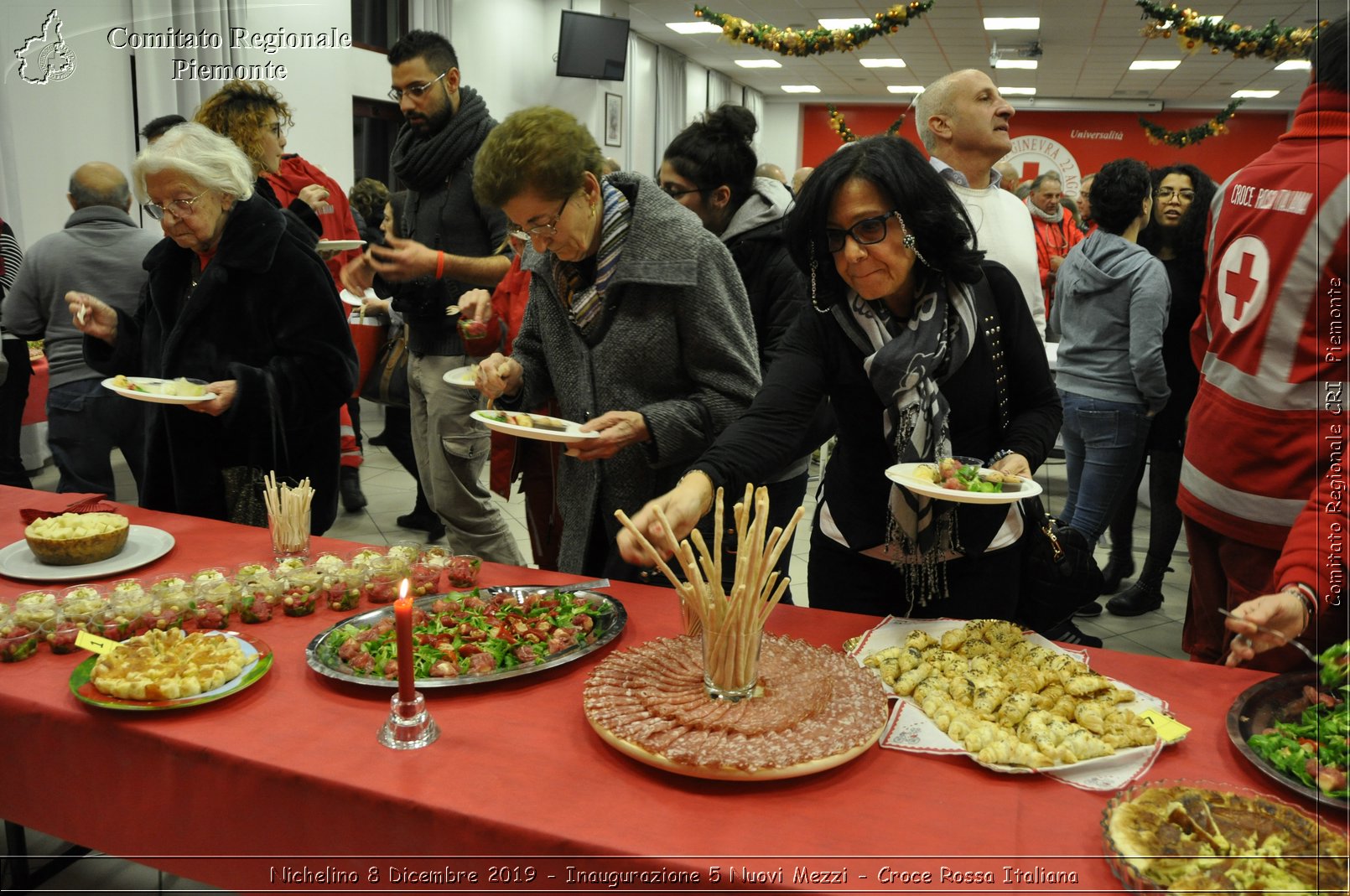 Nichelino 8 Dicembre 2019 - Inaugurazione 5 Nuovi Mezzi - Croce Rossa Italiana