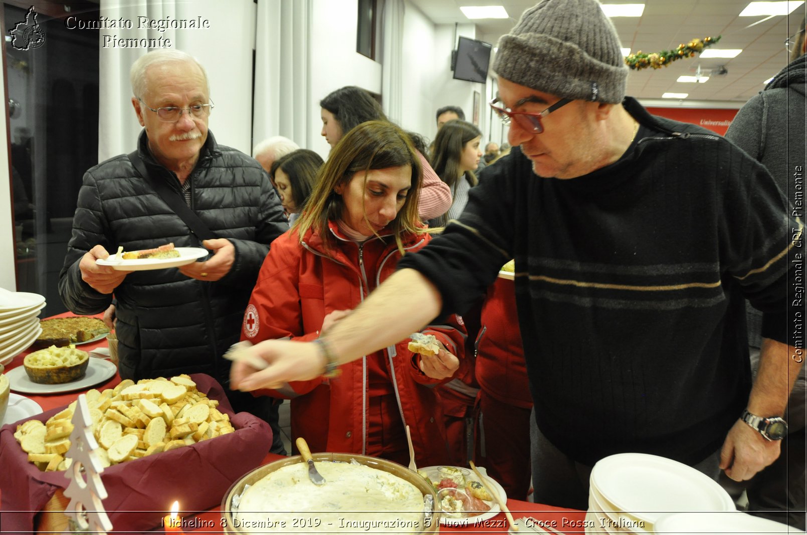 Nichelino 8 Dicembre 2019 - Inaugurazione 5 Nuovi Mezzi - Croce Rossa Italiana