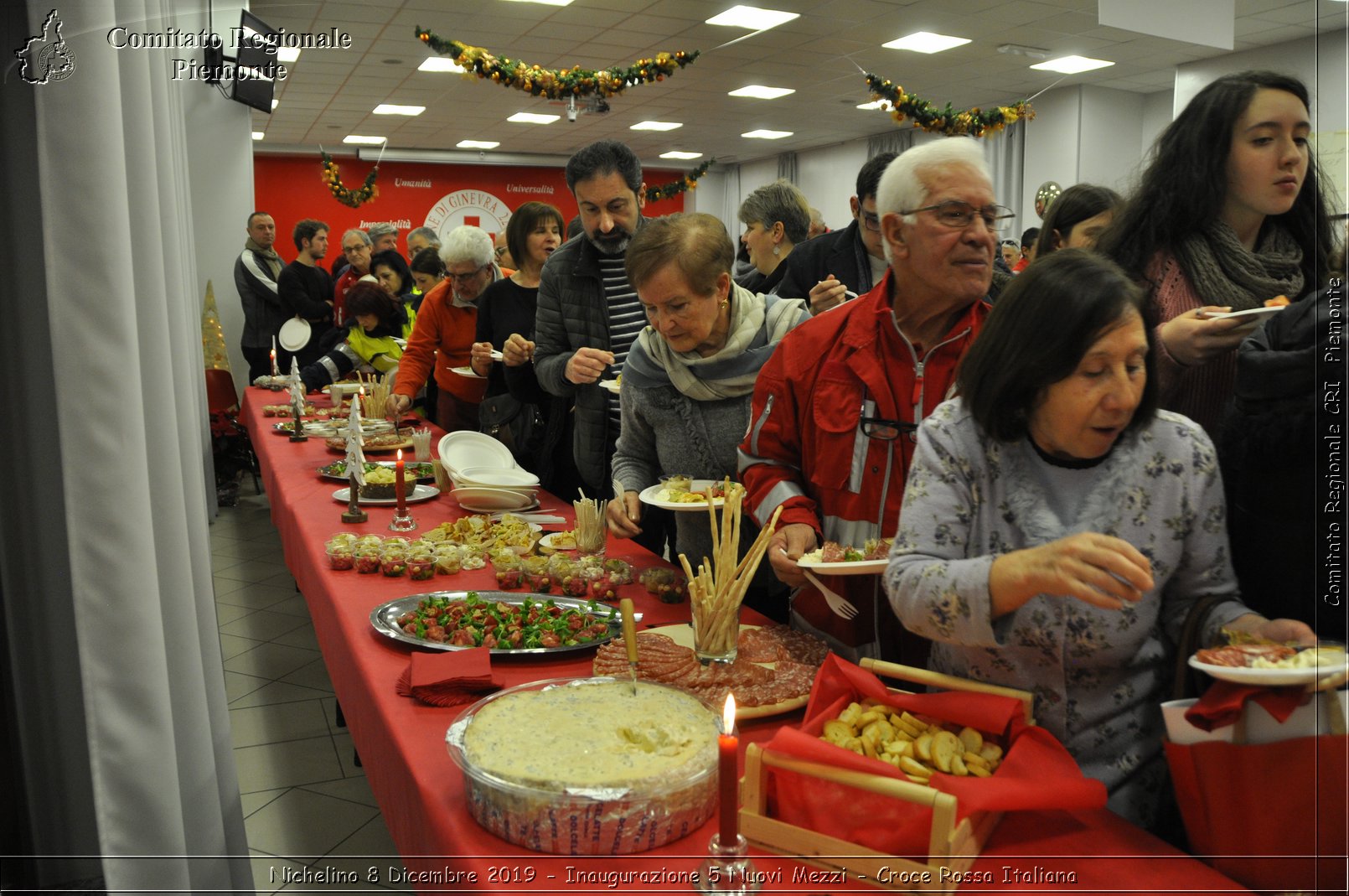 Nichelino 8 Dicembre 2019 - Inaugurazione 5 Nuovi Mezzi - Croce Rossa Italiana