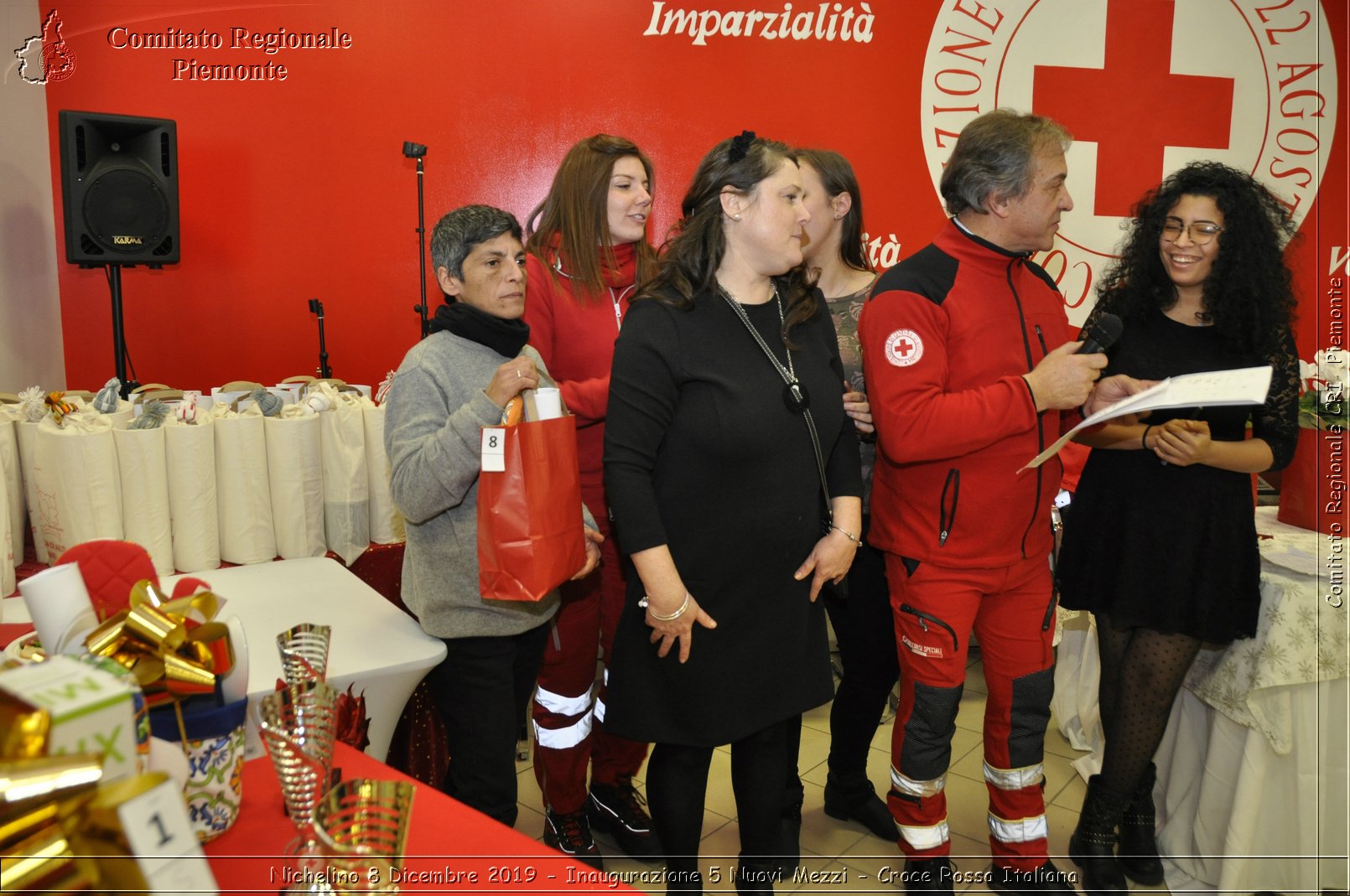 Nichelino 8 Dicembre 2019 - Inaugurazione 5 Nuovi Mezzi - Croce Rossa Italiana