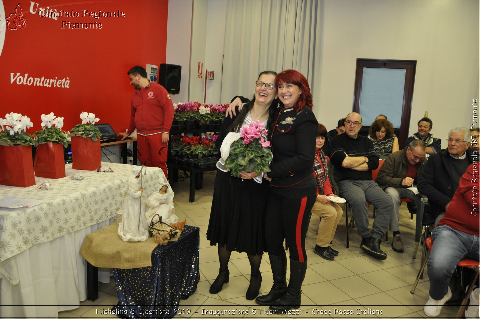 Nichelino 8 Dicembre 2019 - Inaugurazione 5 Nuovi Mezzi - Croce Rossa Italiana