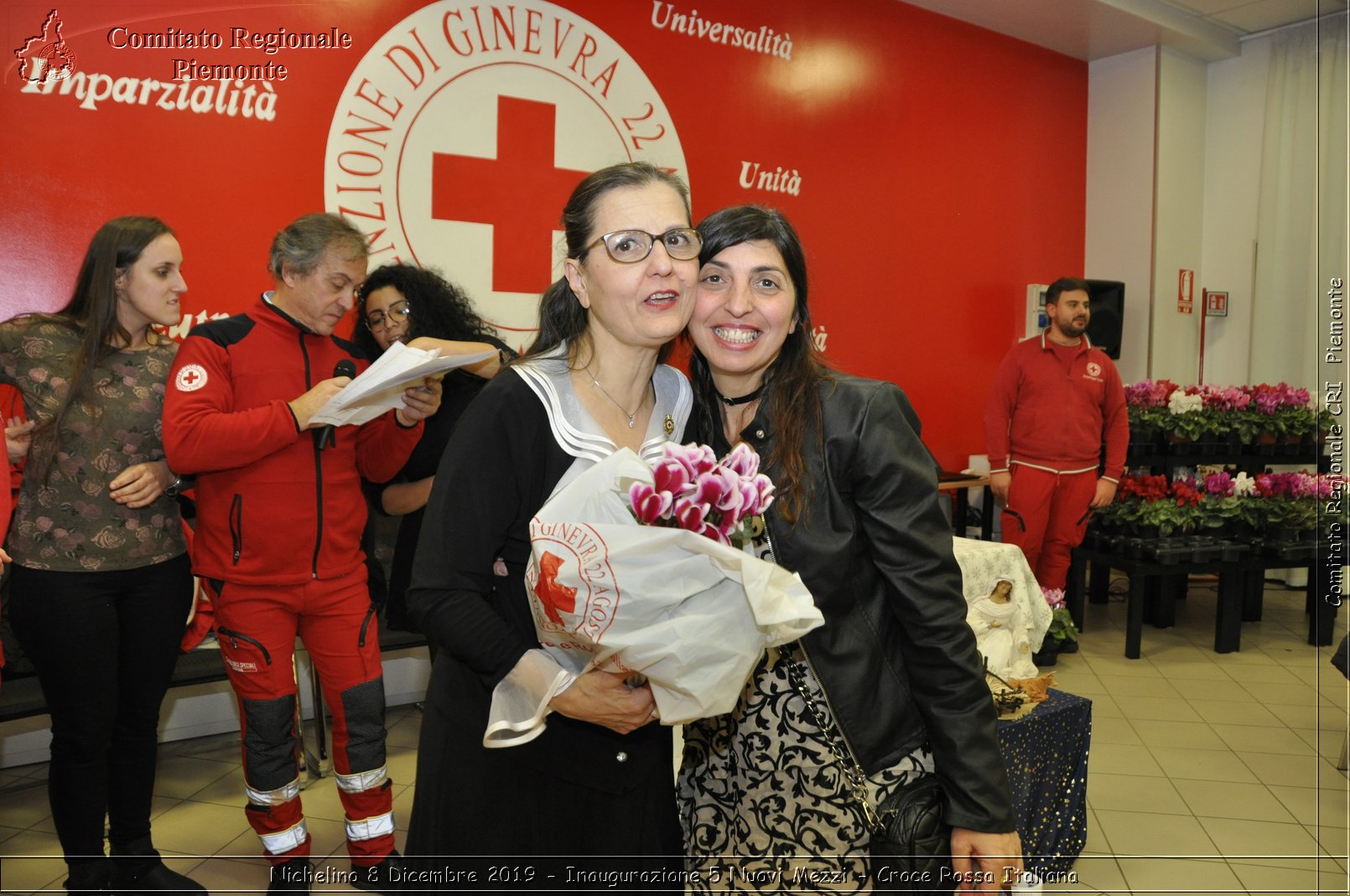 Nichelino 8 Dicembre 2019 - Inaugurazione 5 Nuovi Mezzi - Croce Rossa Italiana