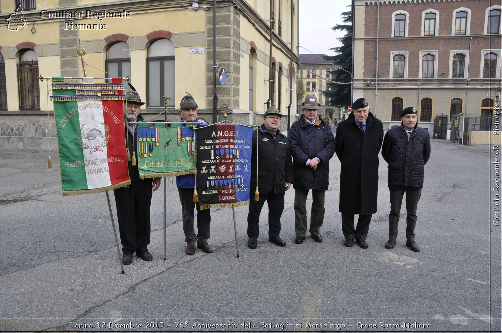 Torino 12 Dicembre 2019 - 76 Anniversario della Battaglia di Montelungo - Croce Rossa Italiana