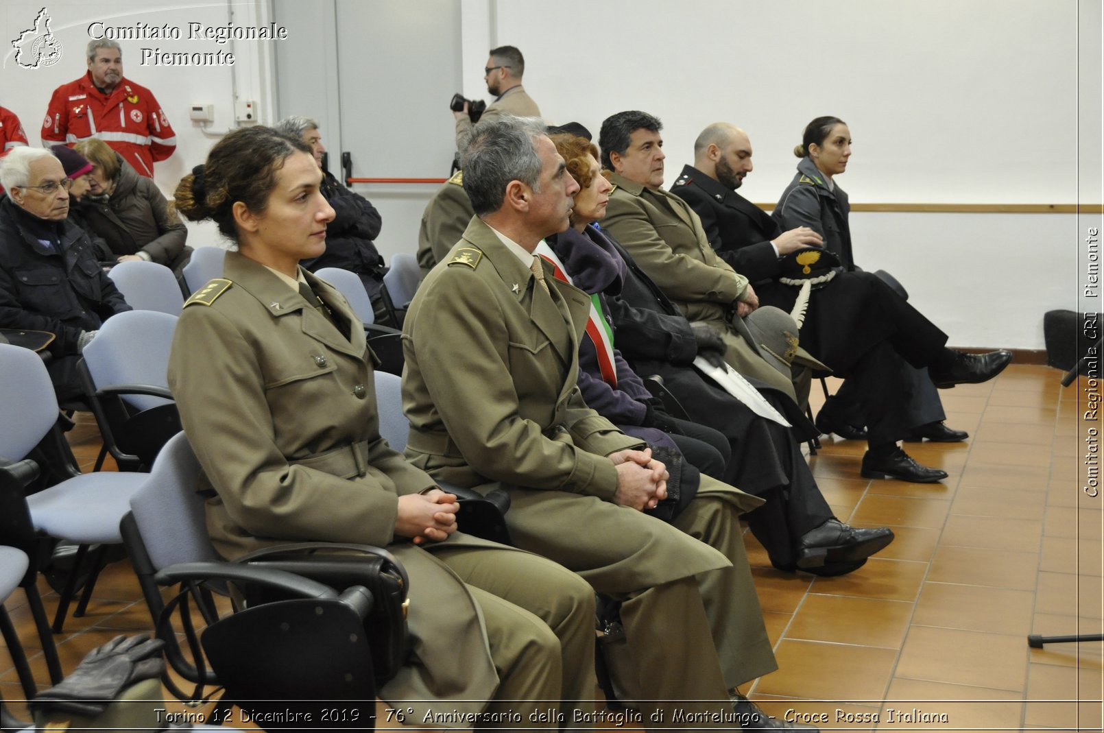 Torino 12 Dicembre 2019 - 76 Anniversario della Battaglia di Montelungo - Croce Rossa Italiana