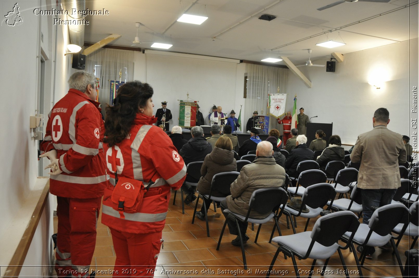 Torino 12 Dicembre 2019 - 76 Anniversario della Battaglia di Montelungo - Croce Rossa Italiana