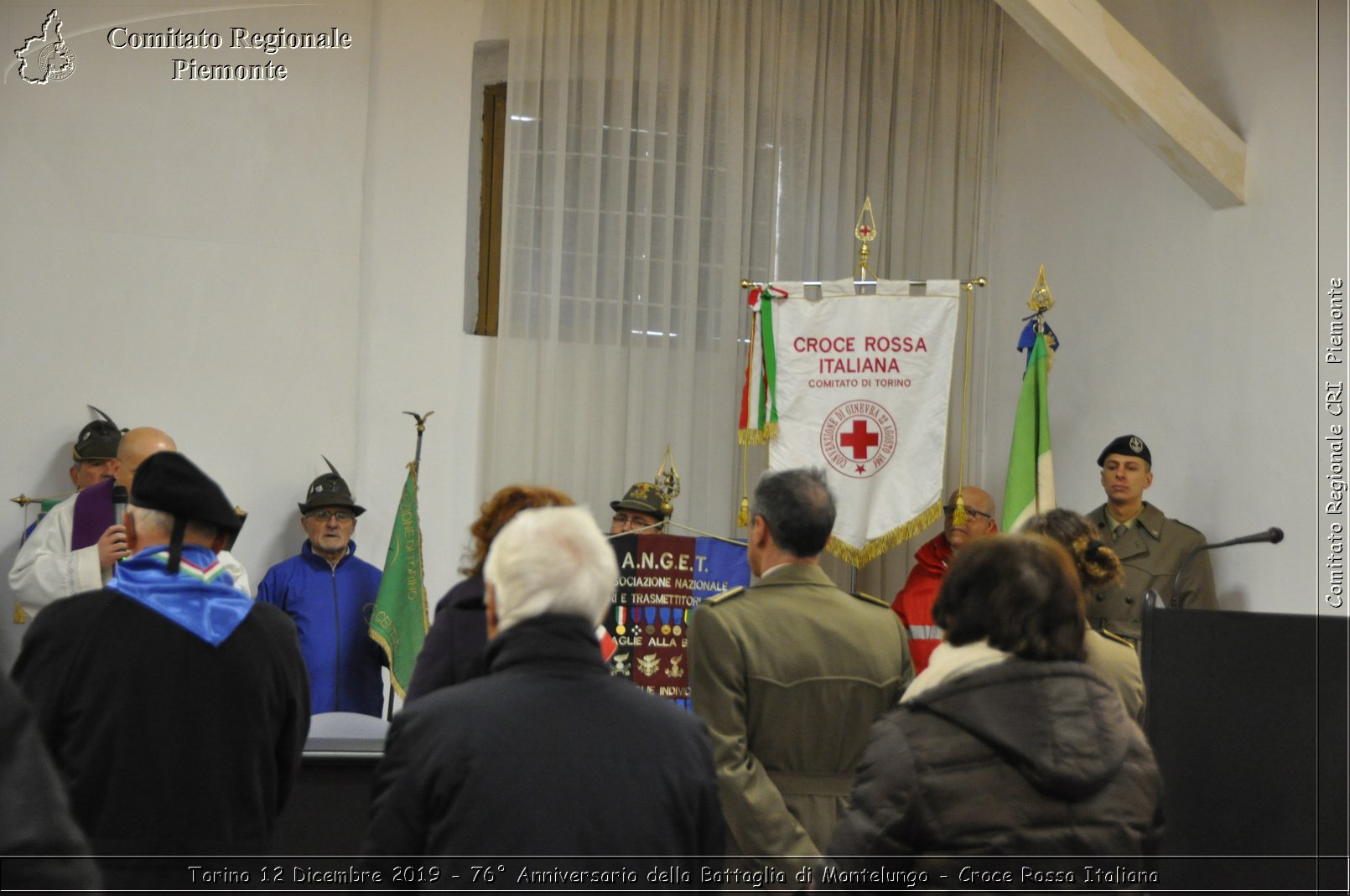 Torino 12 Dicembre 2019 - 76 Anniversario della Battaglia di Montelungo - Croce Rossa Italiana