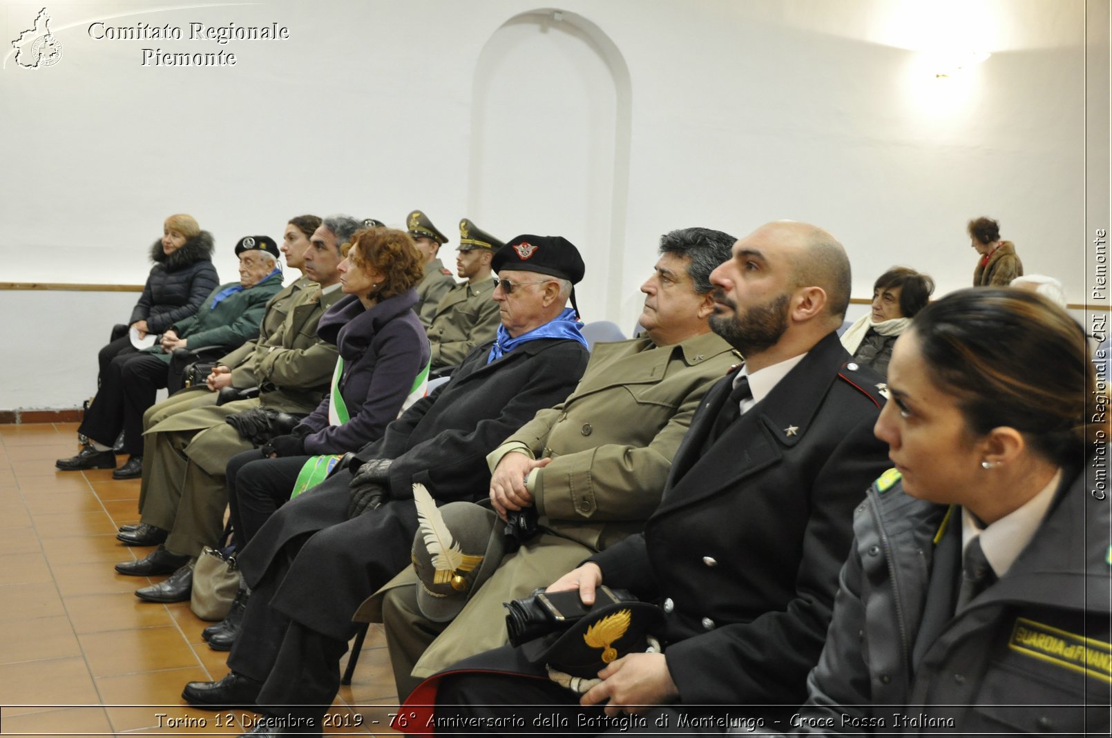 Torino 12 Dicembre 2019 - 76 Anniversario della Battaglia di Montelungo - Croce Rossa Italiana