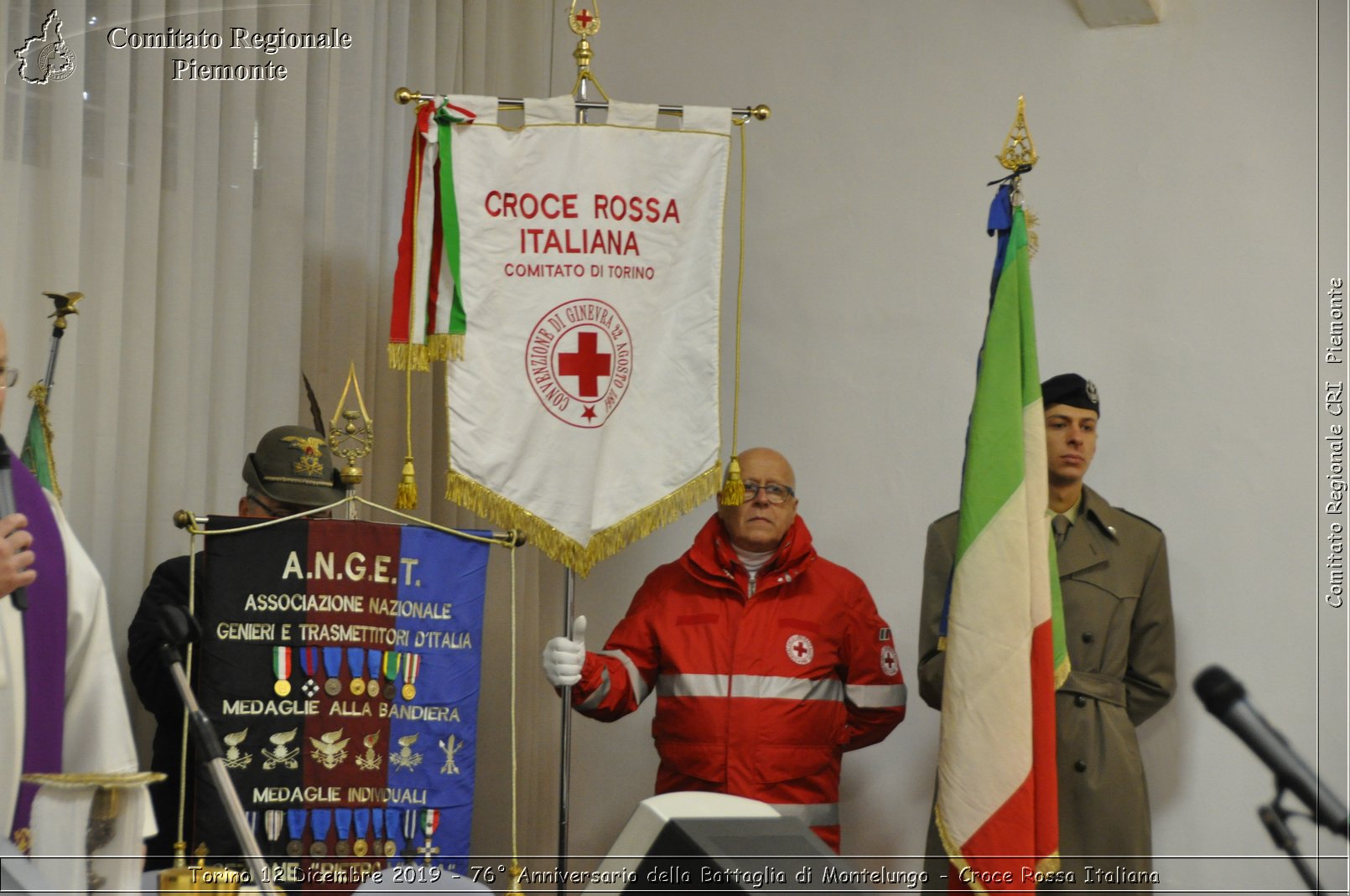 Torino 12 Dicembre 2019 - 76 Anniversario della Battaglia di Montelungo - Croce Rossa Italiana