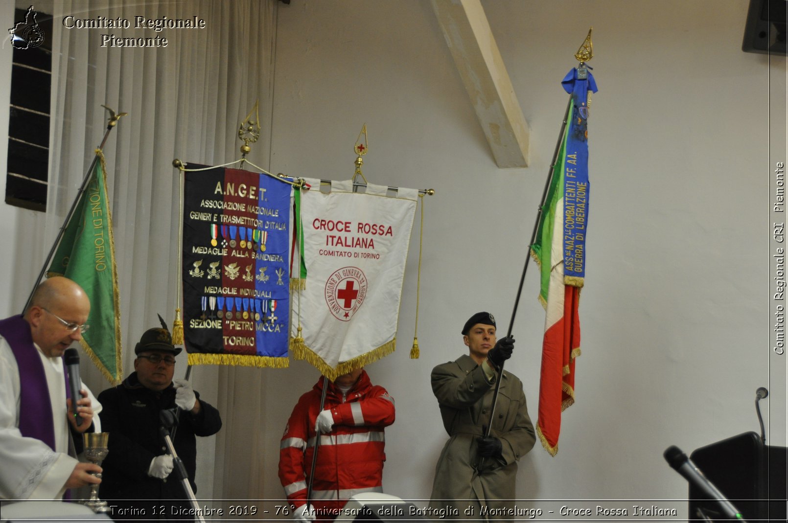 Torino 12 Dicembre 2019 - 76 Anniversario della Battaglia di Montelungo - Croce Rossa Italiana