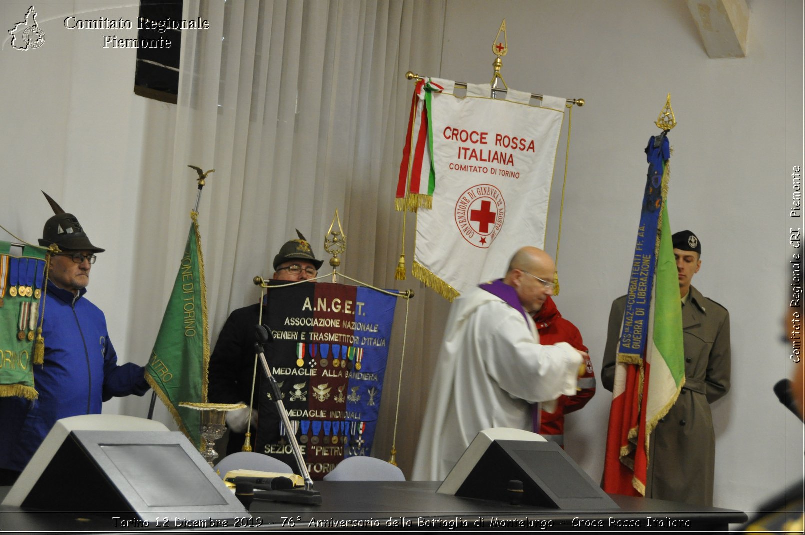 Torino 12 Dicembre 2019 - 76 Anniversario della Battaglia di Montelungo - Croce Rossa Italiana