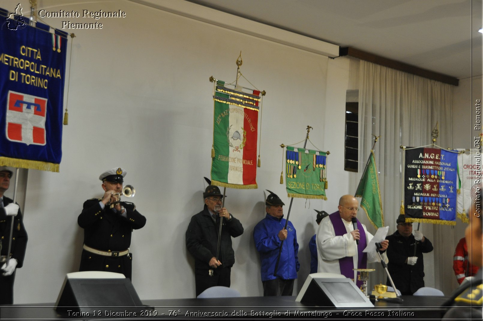 Torino 12 Dicembre 2019 - 76 Anniversario della Battaglia di Montelungo - Croce Rossa Italiana