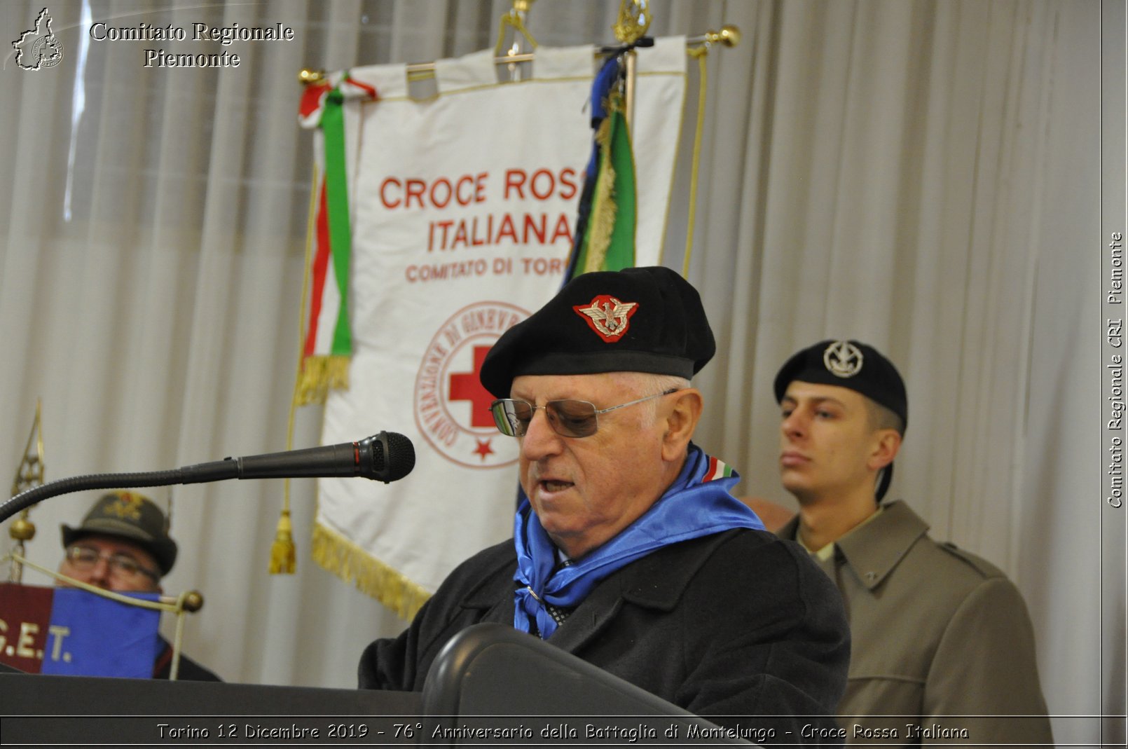 Torino 12 Dicembre 2019 - 76 Anniversario della Battaglia di Montelungo - Croce Rossa Italiana