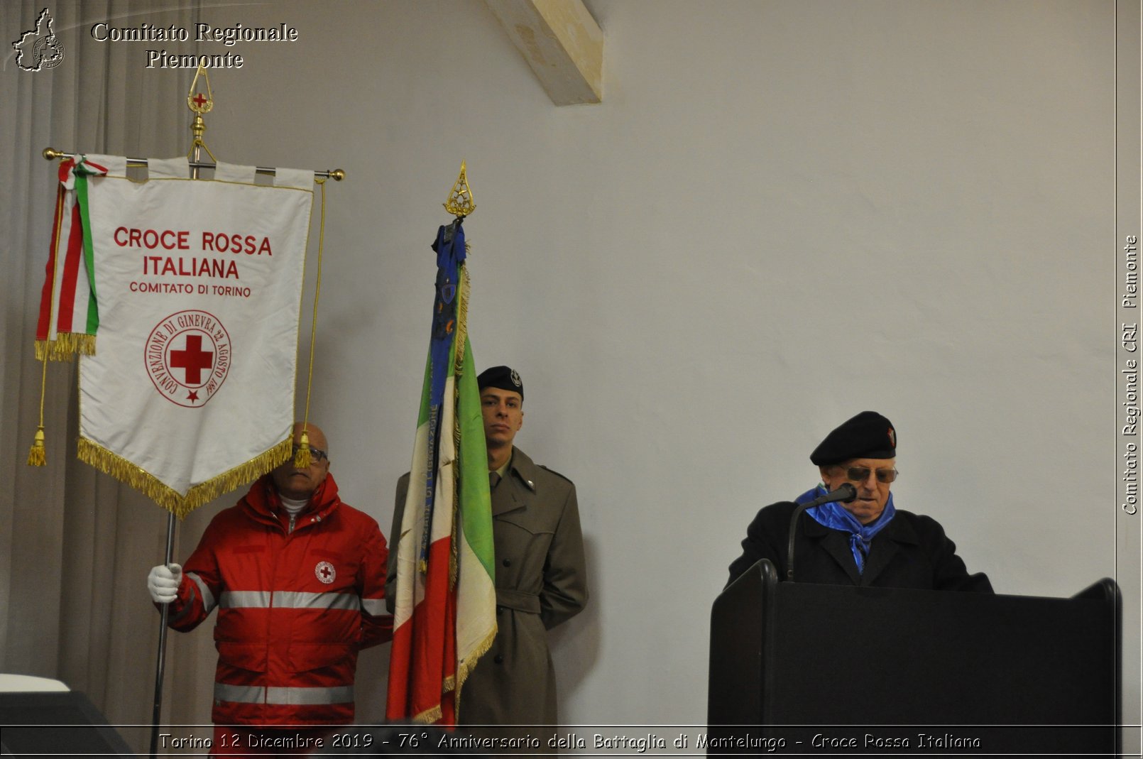 Torino 12 Dicembre 2019 - 76 Anniversario della Battaglia di Montelungo - Croce Rossa Italiana